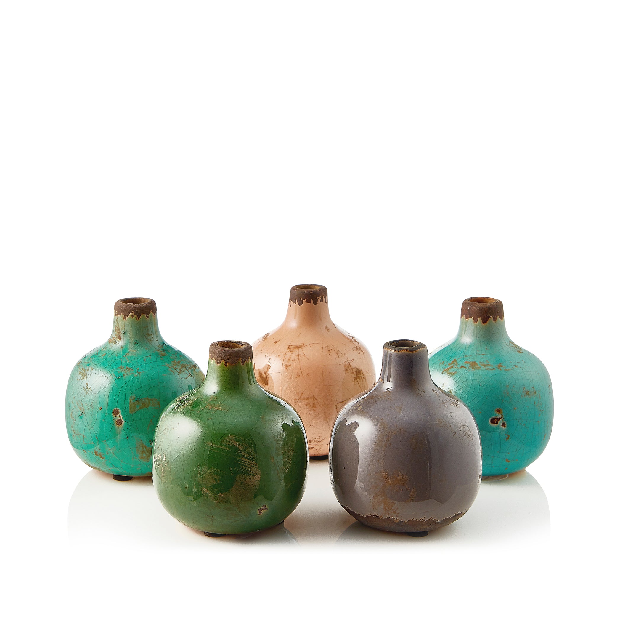 Ceramic Crackled Vase in Parma
