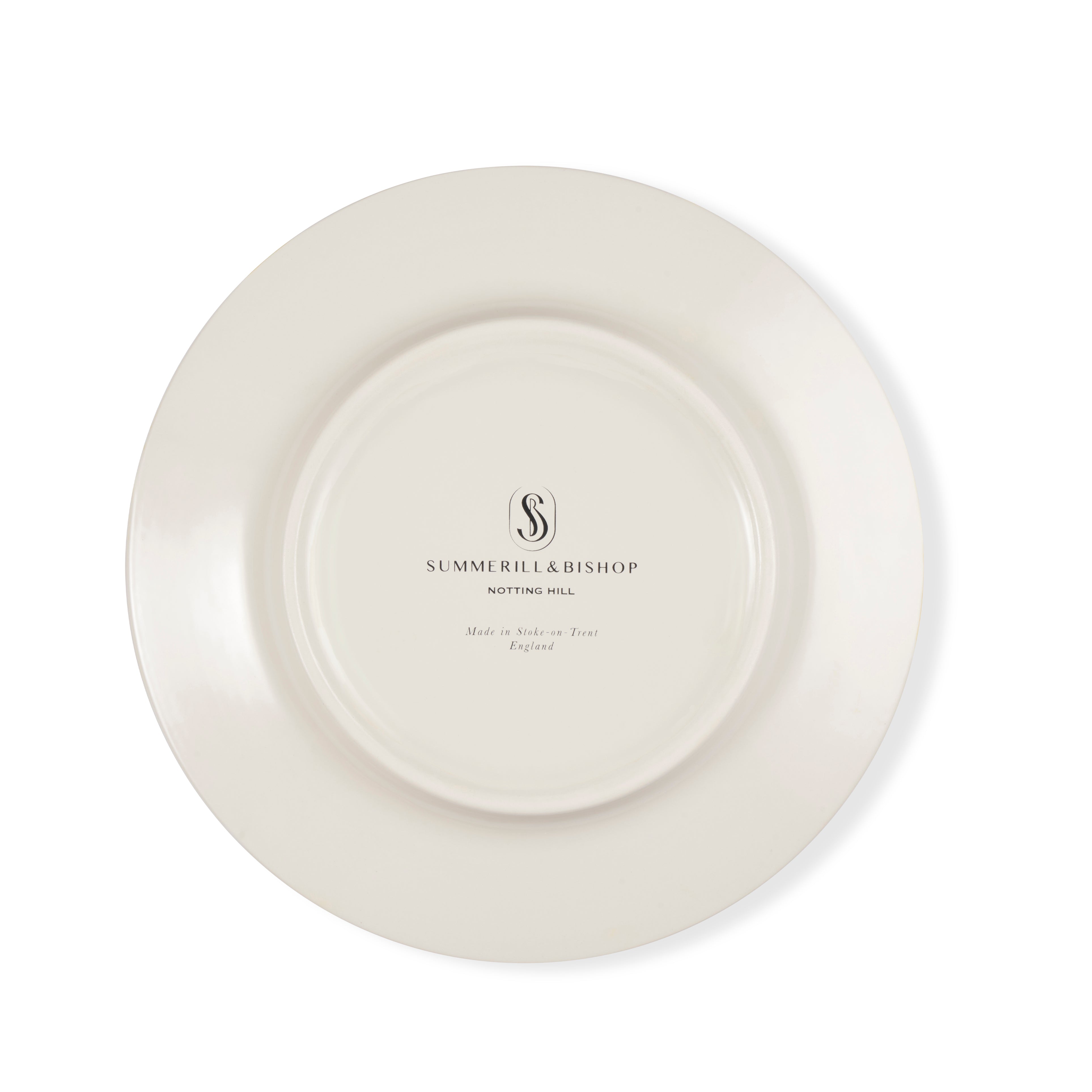 S&B Classic Stripe Dinner Plate in Yellow and White