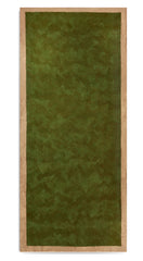 Gold Edge Linen Tablecloth in Avocado Green
