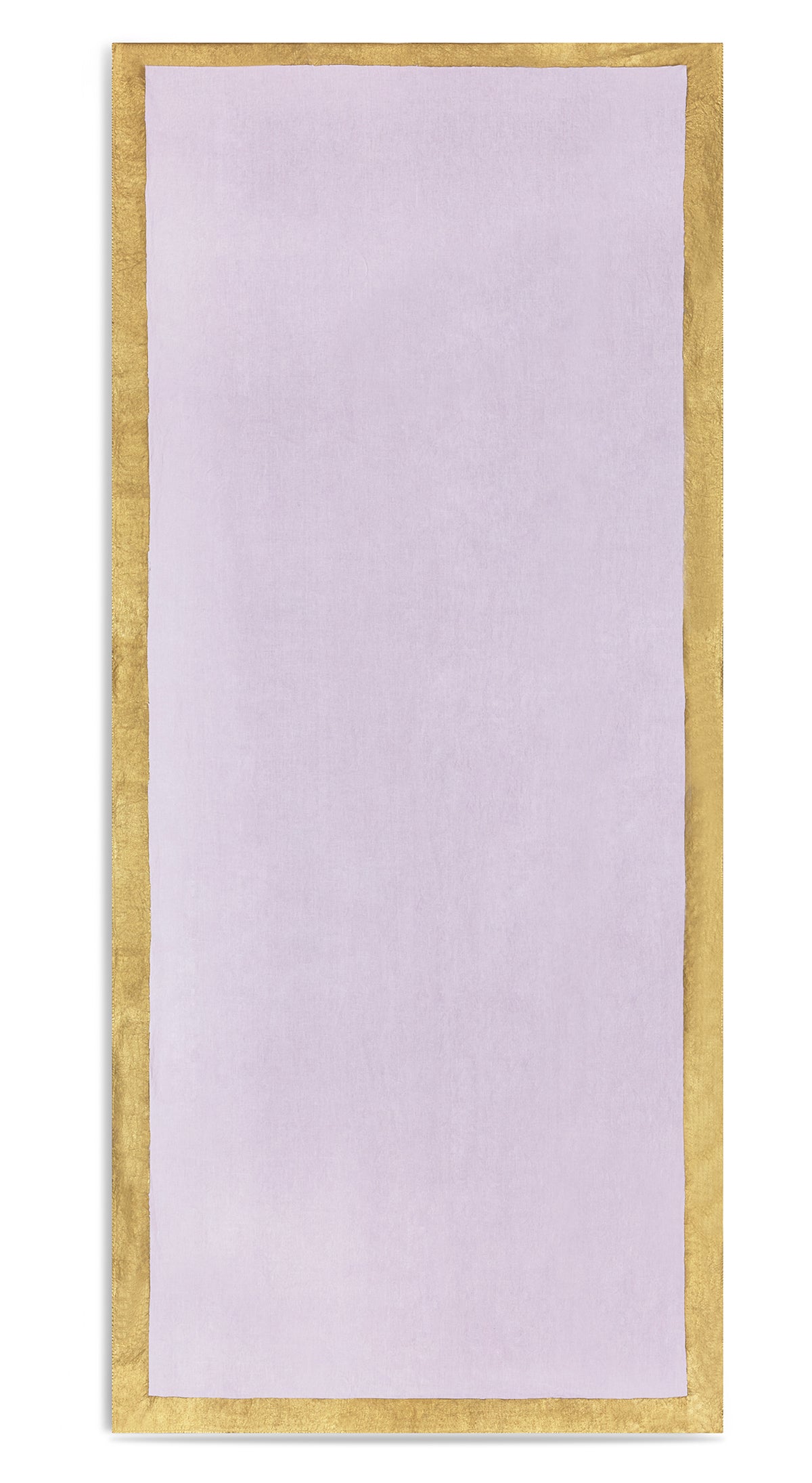 Gold Edge Linen Tablecloth in Pale Pink