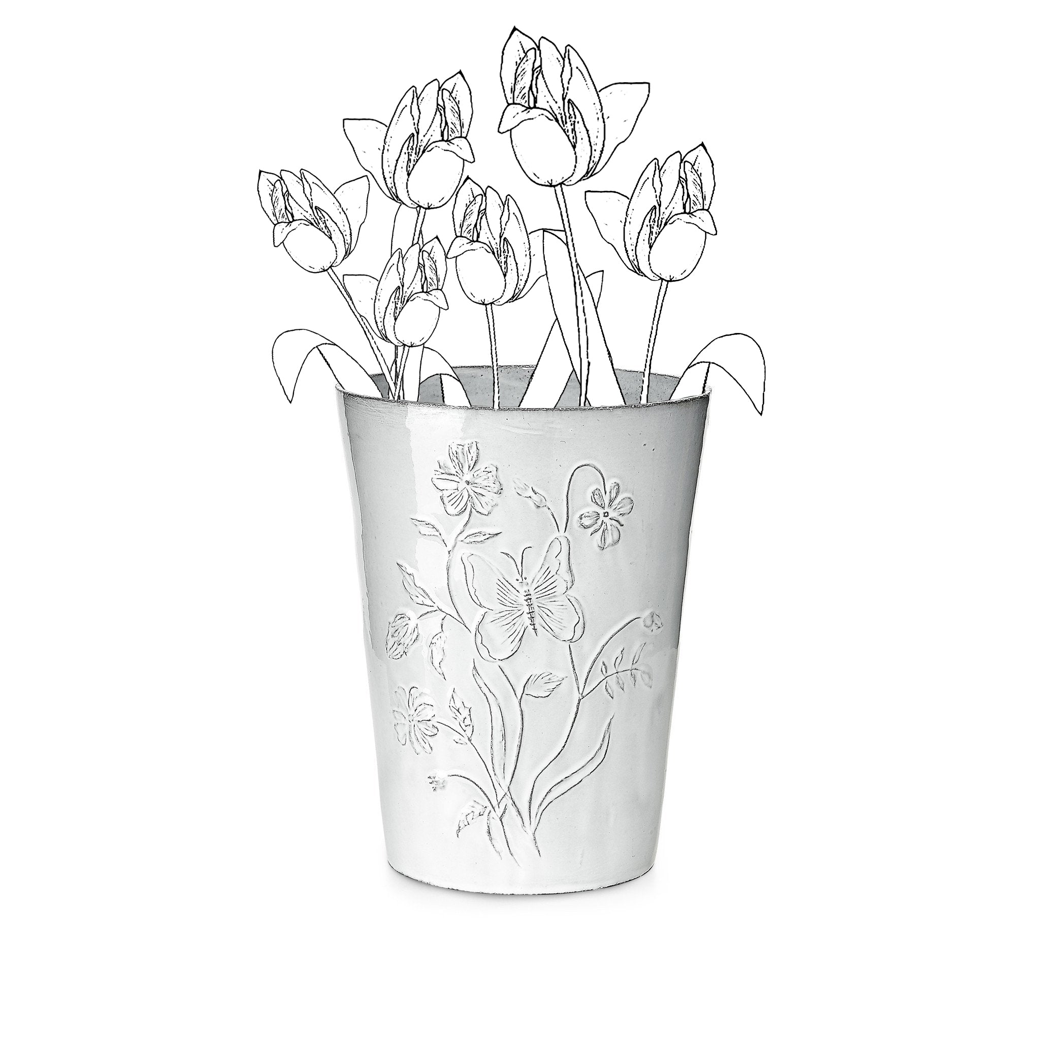 Fleur Vase by Astier de Villatte, 22cm