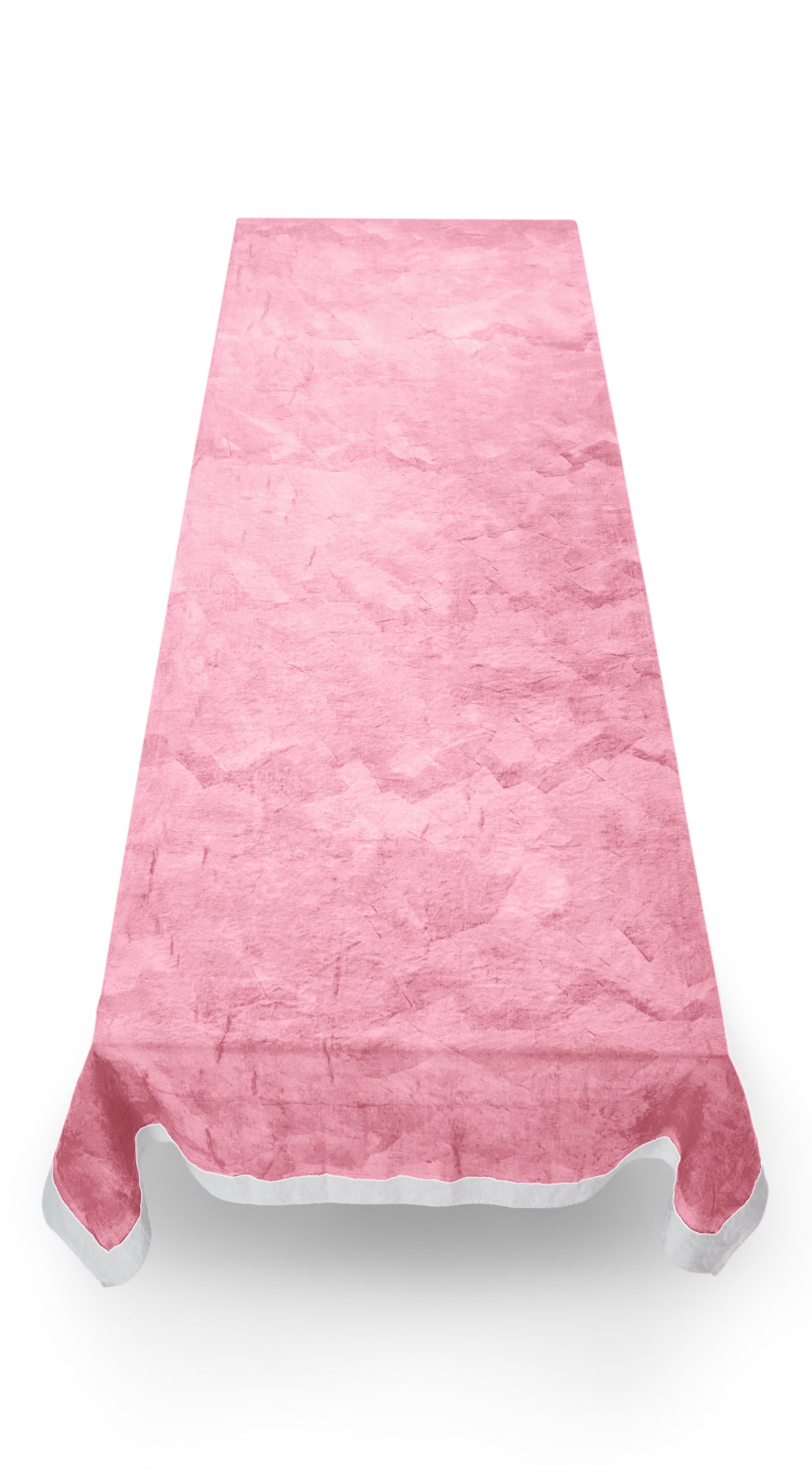 Full Field Linen Tablecloth in Rose Pink