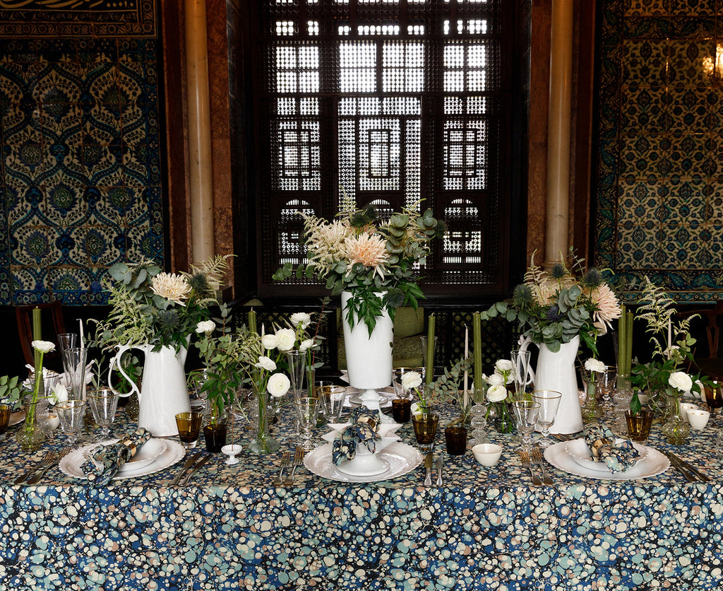 Pair of Balustre Candlesticks By Astier de Villatte, 49cm