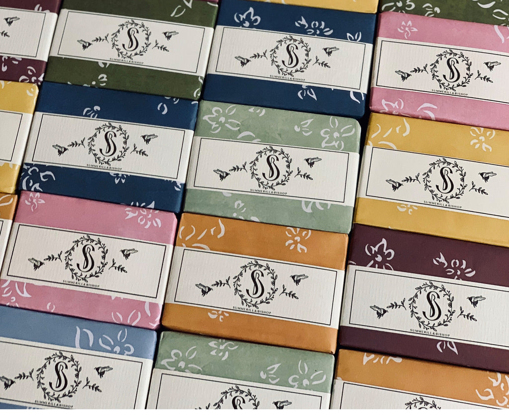 Summerill & Bishop Lavender, Patchouli & Frankincense Handmade Soap, 100g