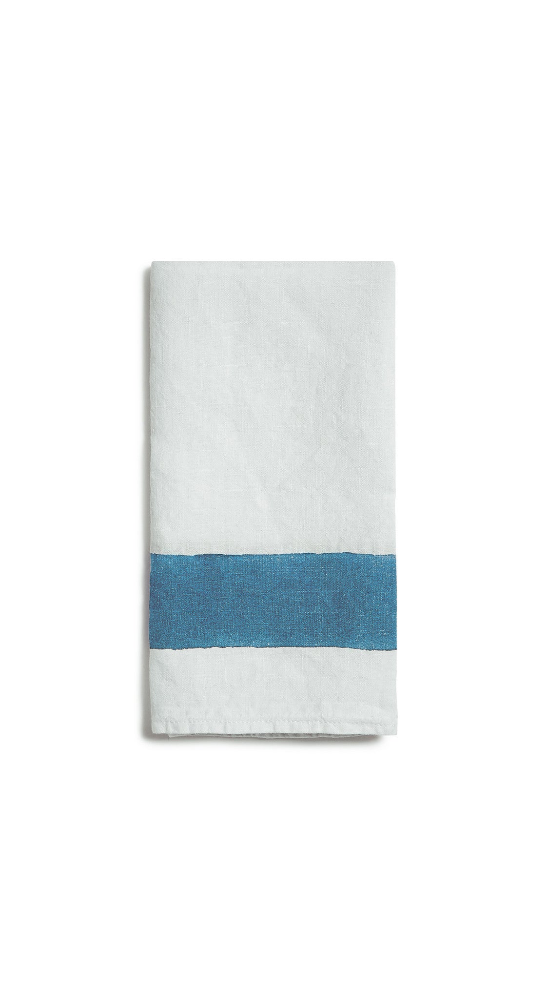 Cornice Linen Napkin in Sky Blue, 50x50cm