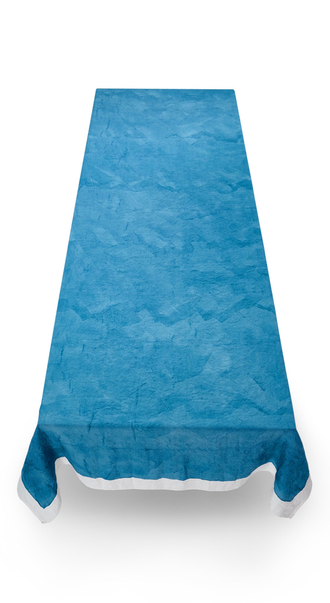 Full Field Linen Tablecloth in Sky Blue