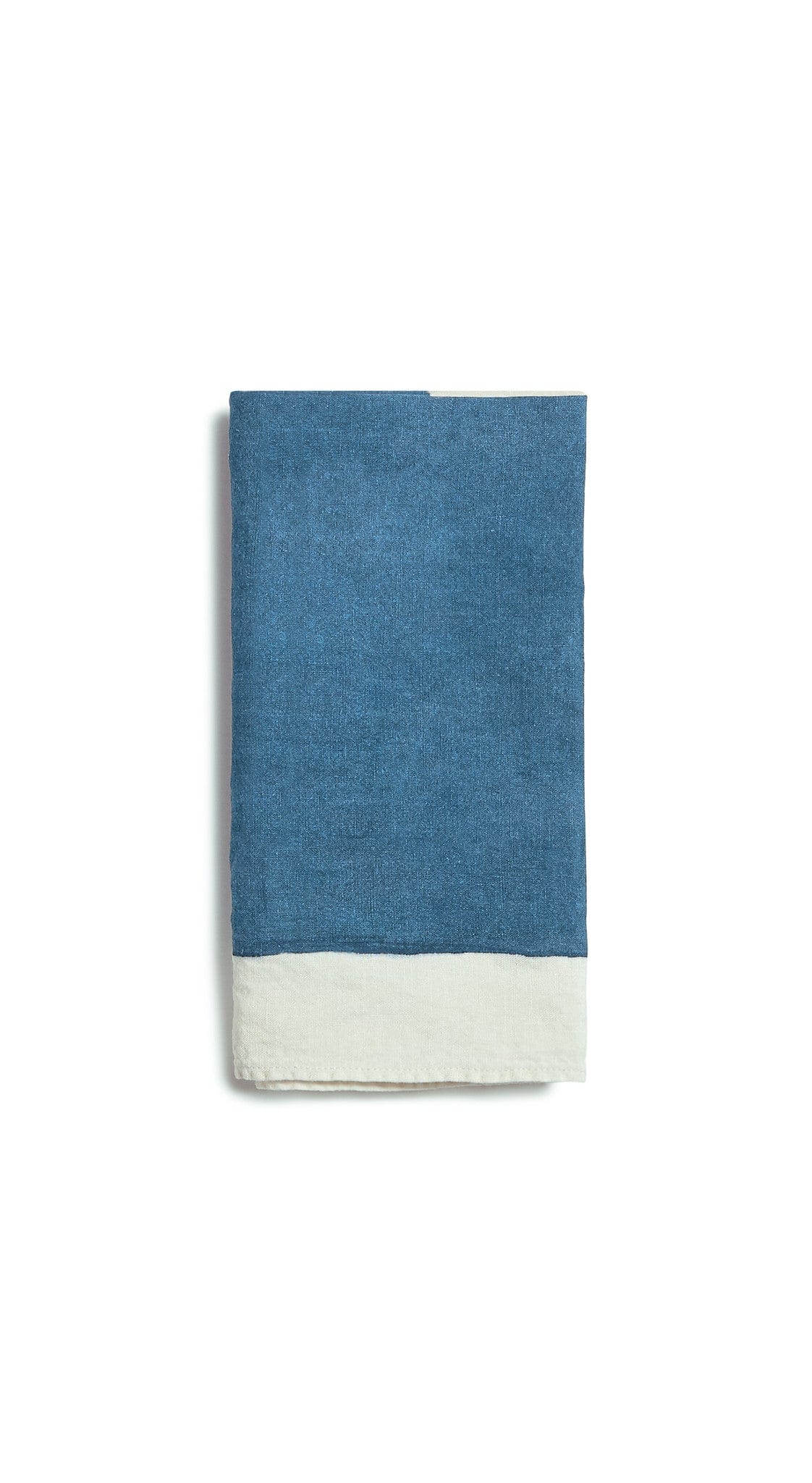 Full Field Linen Napkin in Midnight Blue, 50x50cm