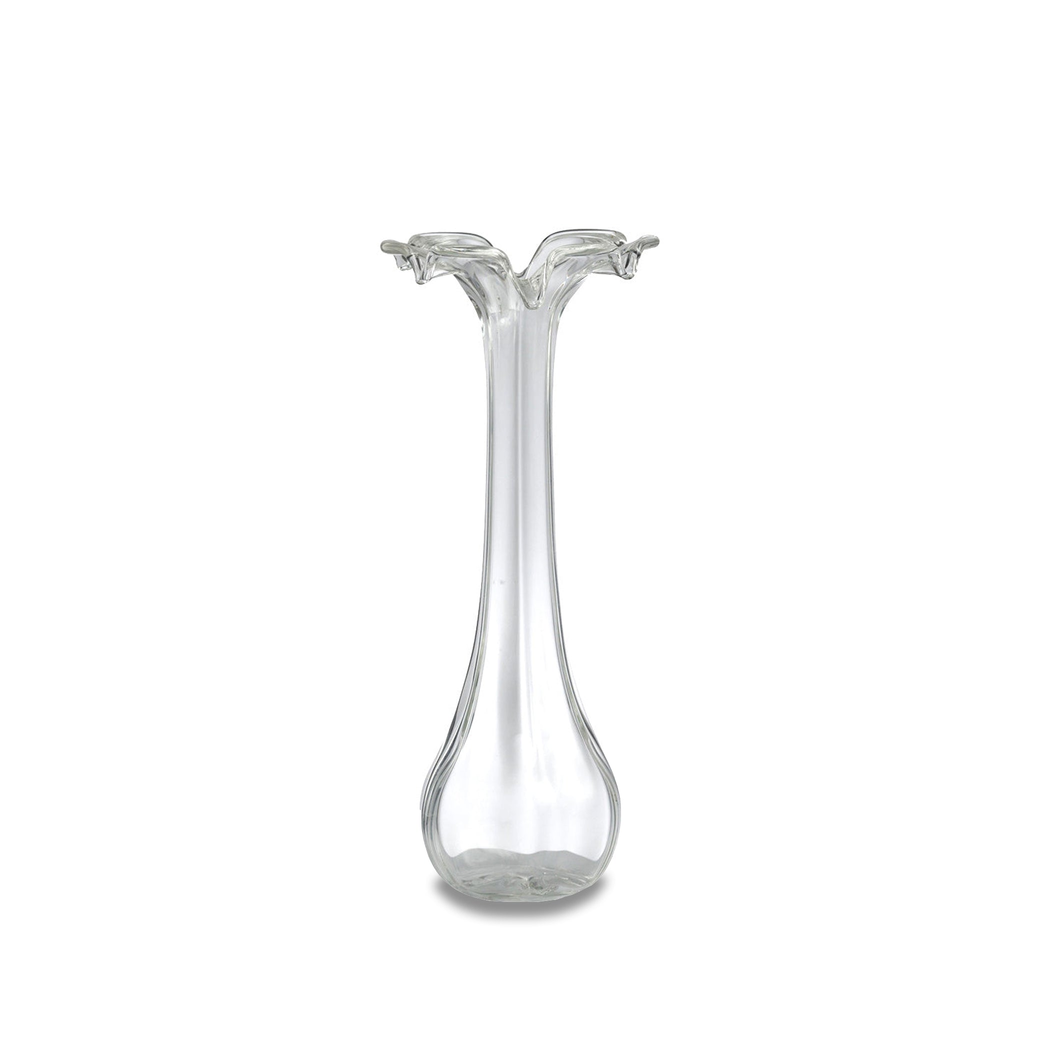 Clear Glass Vase, Large 24cm