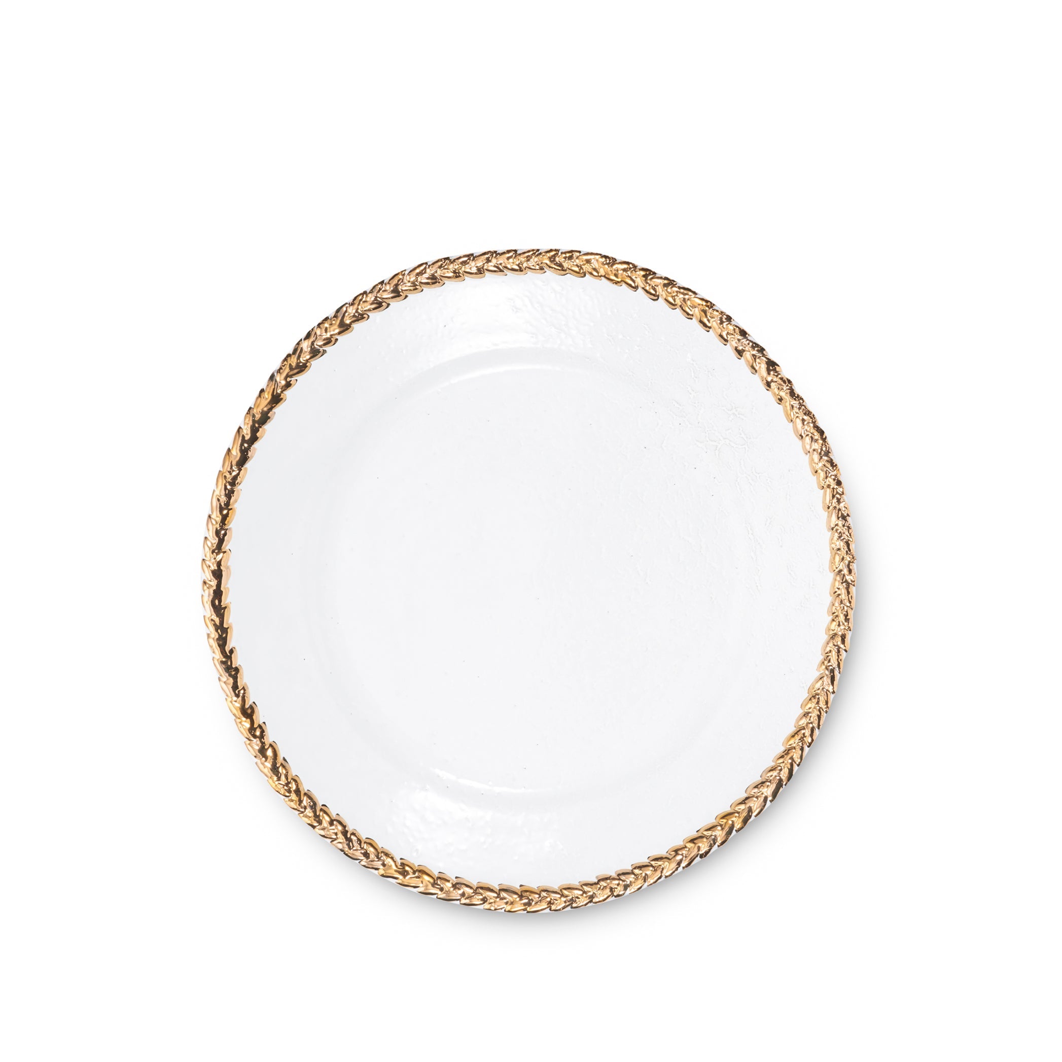 Joséphine Dinner Plate with Gold Rim by Astier de Villatte, 26.5cm
