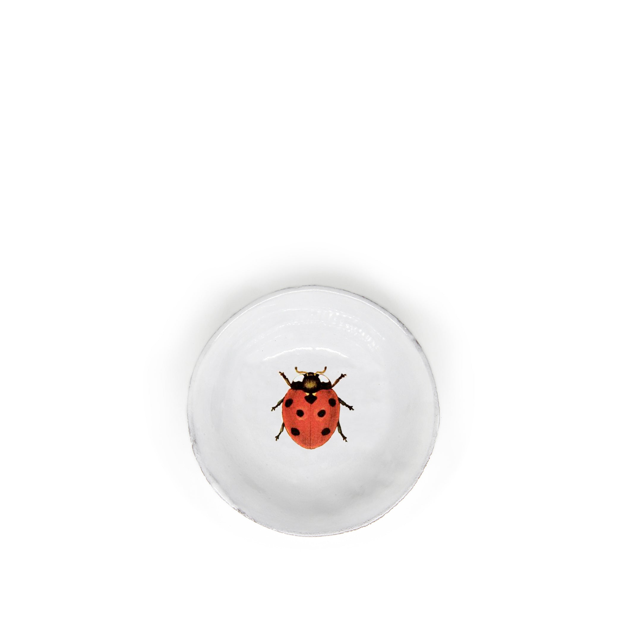 Ladybird Soup Bowl by Astier de Villatte, 14.5cm