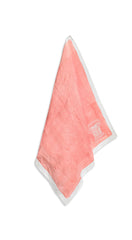 'Ionic Column' Summerill & Bishop Luke Edward Hall Linen Napkin in Coral Pink, 50x50cm