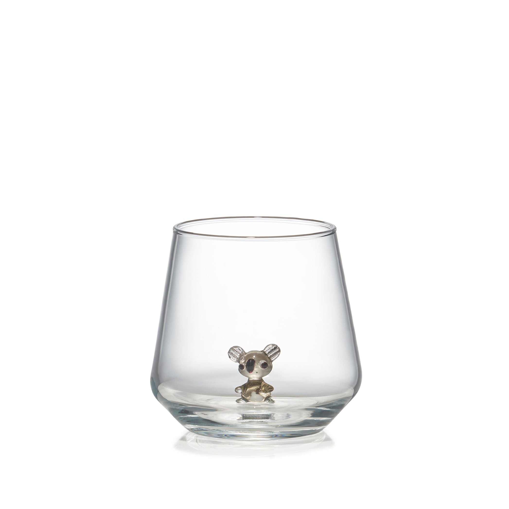 Handblown Murano Koala Glass