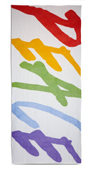 Peace Word Linen Tablecloth in Multicolours