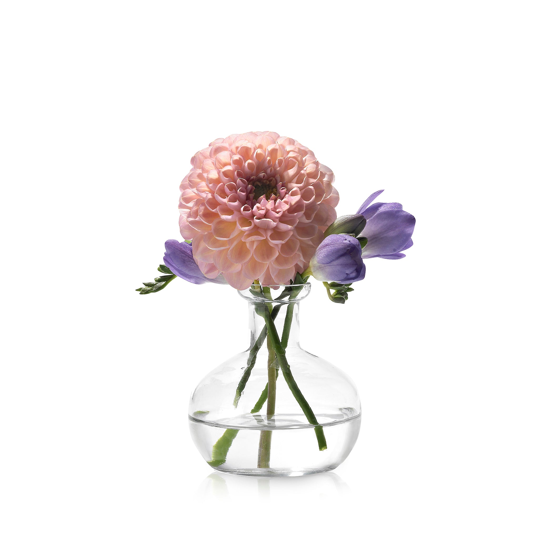 Glass Flower Vase - Janis, 9cm x 9cm