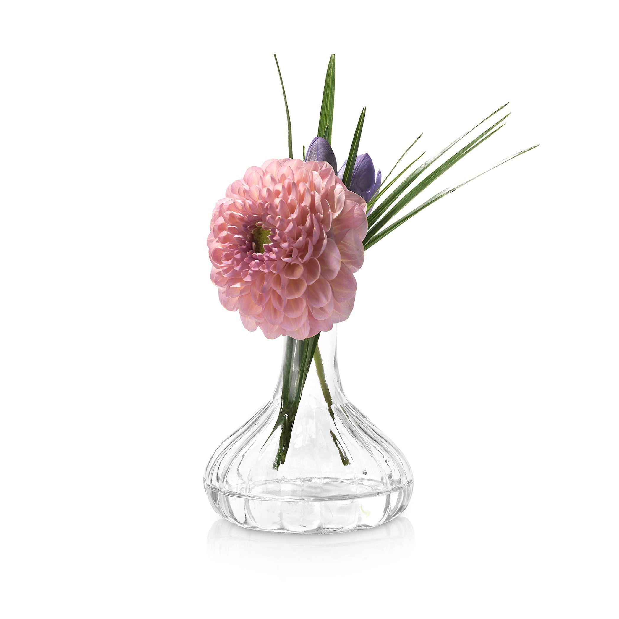 Glass Flower Vase - Joan, 9.5cm x 11cm