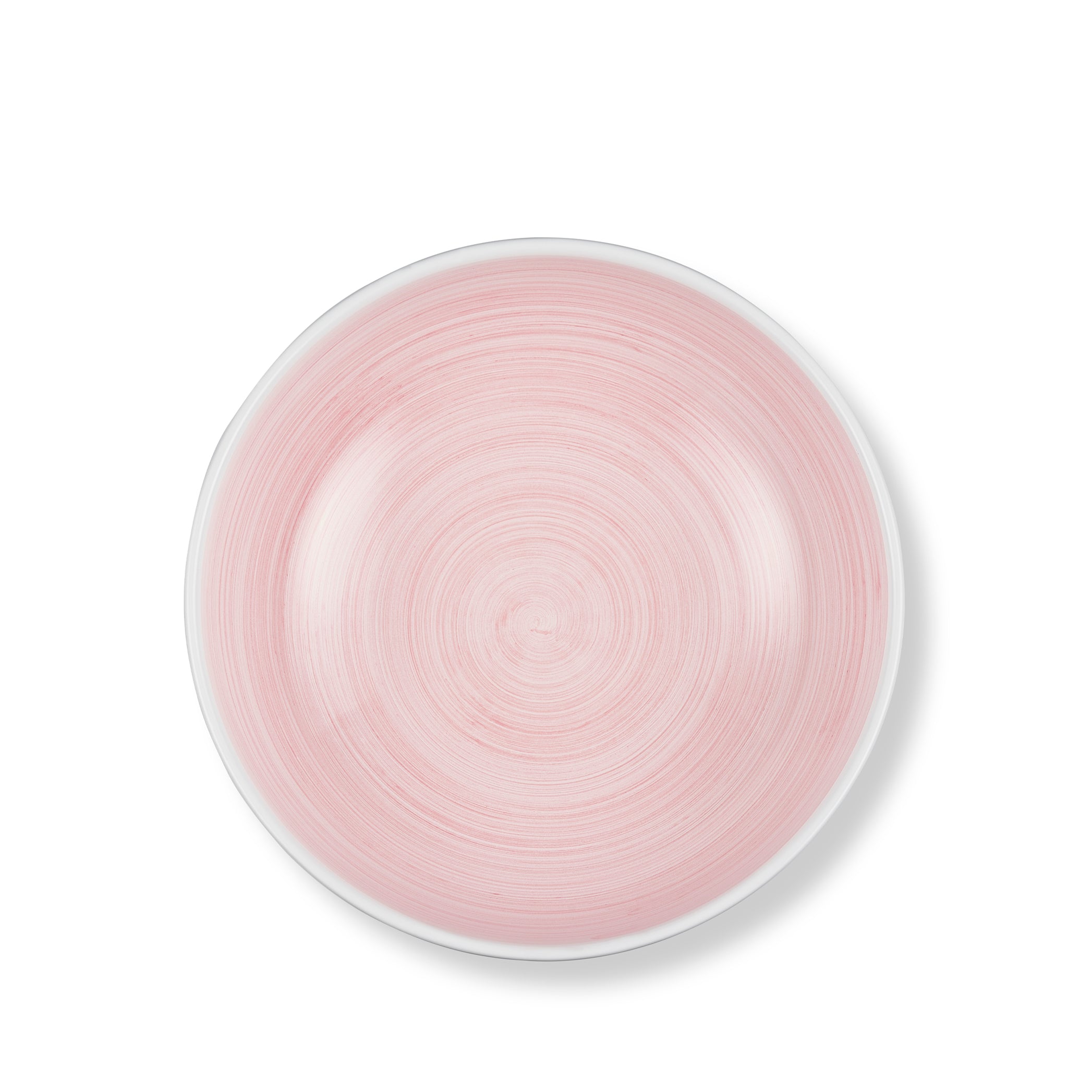 S&B 'Brushed' Ceramic Serving Bowl in Pastel Pink, 30cm
