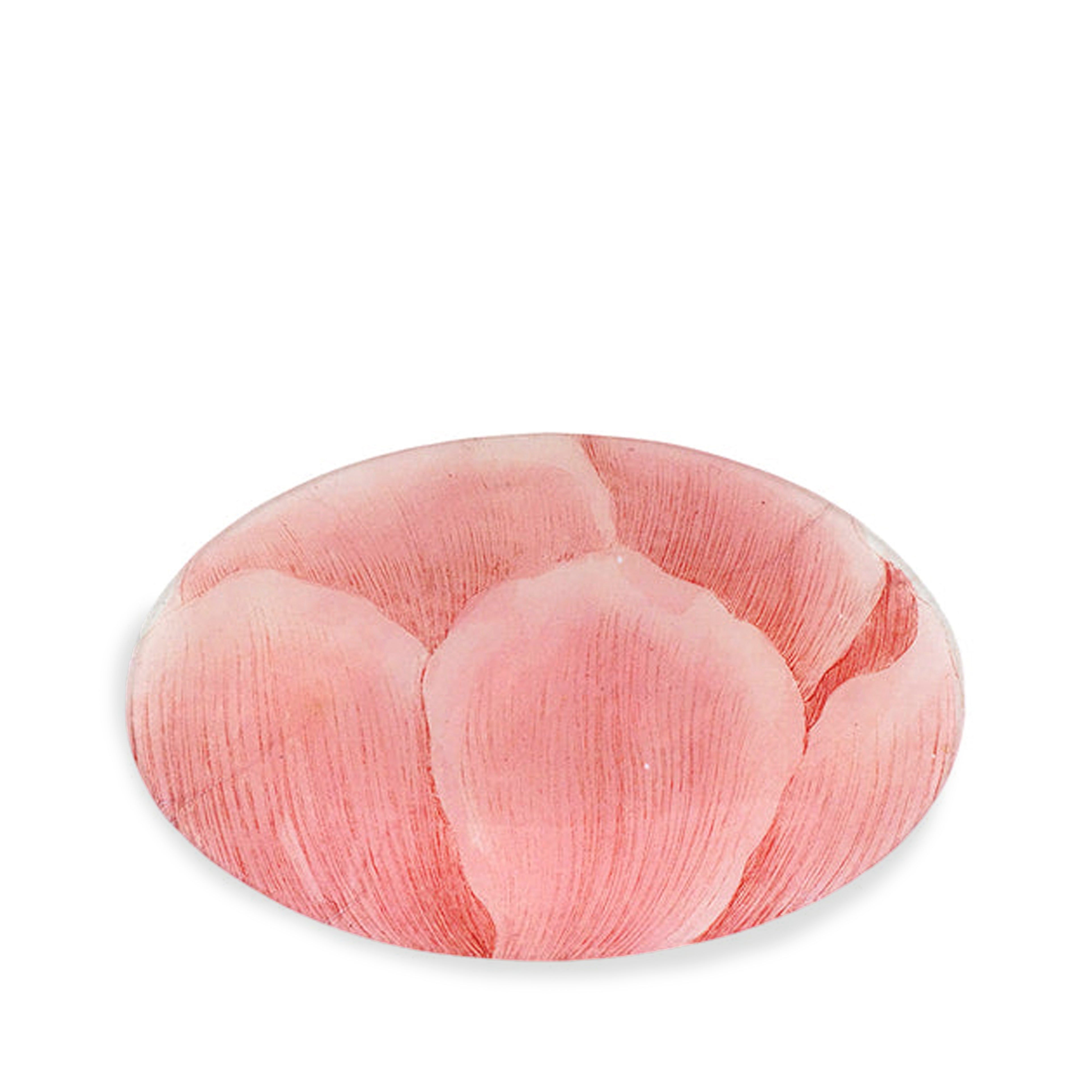John Derian Pale Pink Poppy Platter, 23x35cm