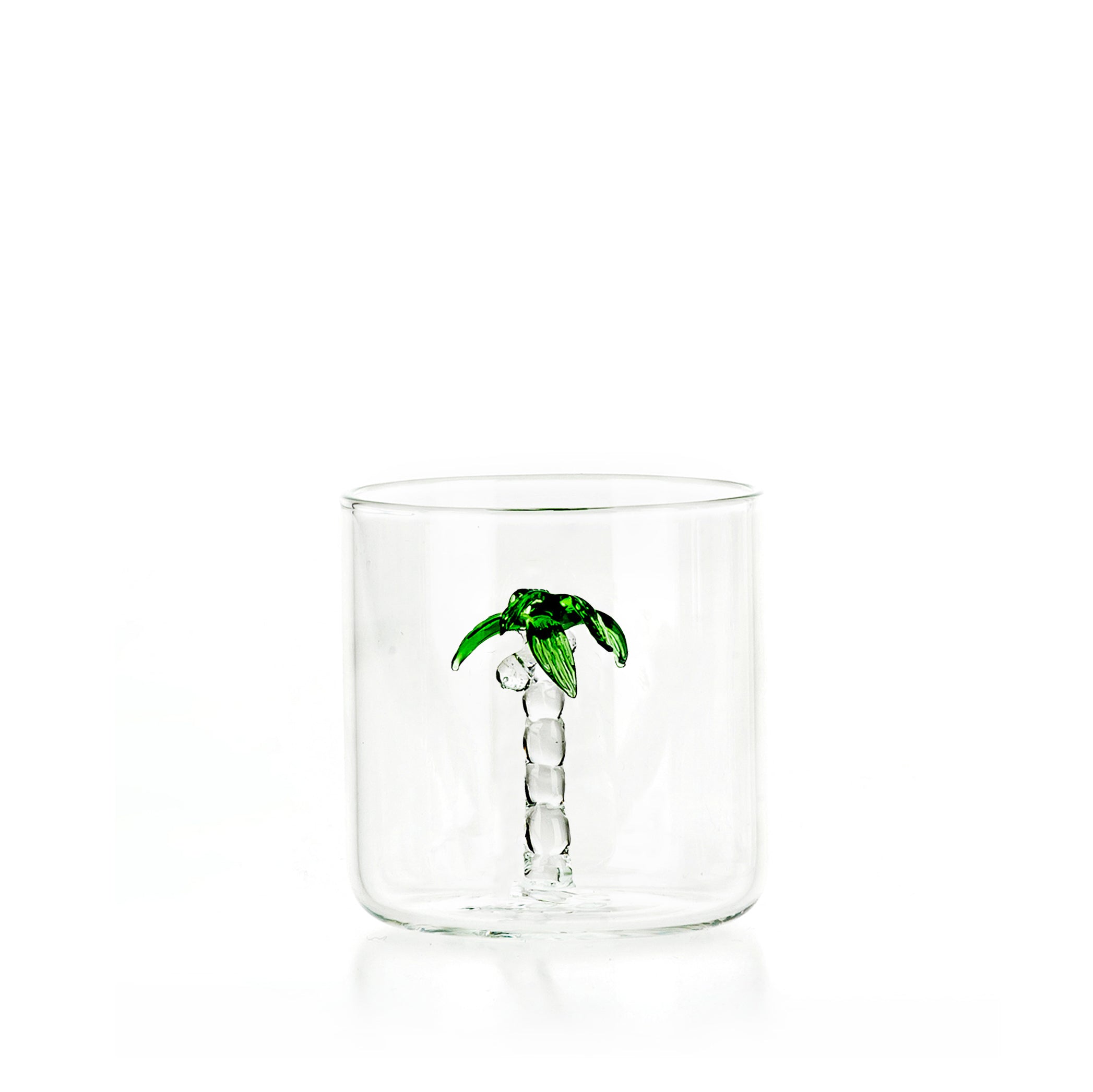 Handblown Murano Palm Tree Glass