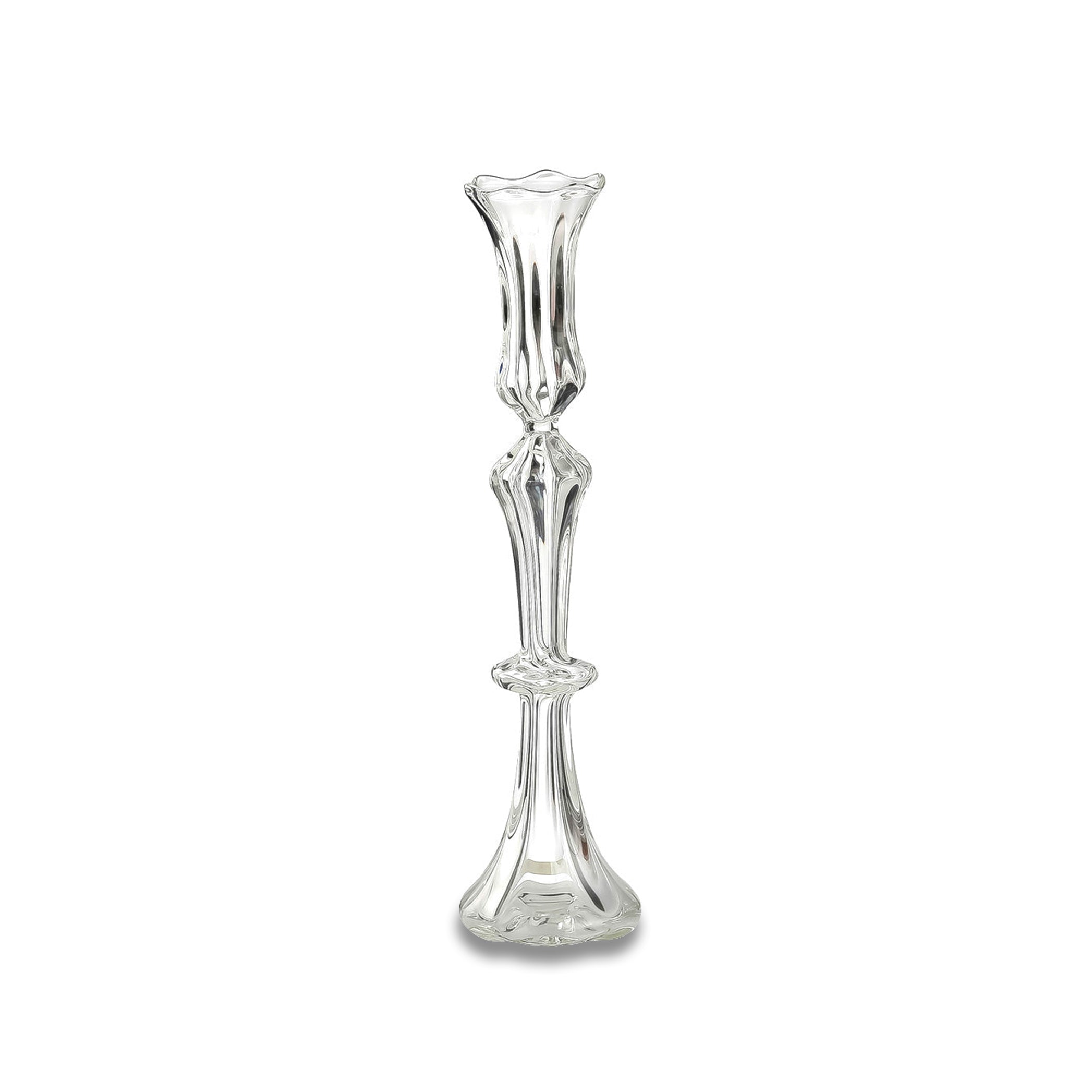 Clear Candlestick, Large 34cm