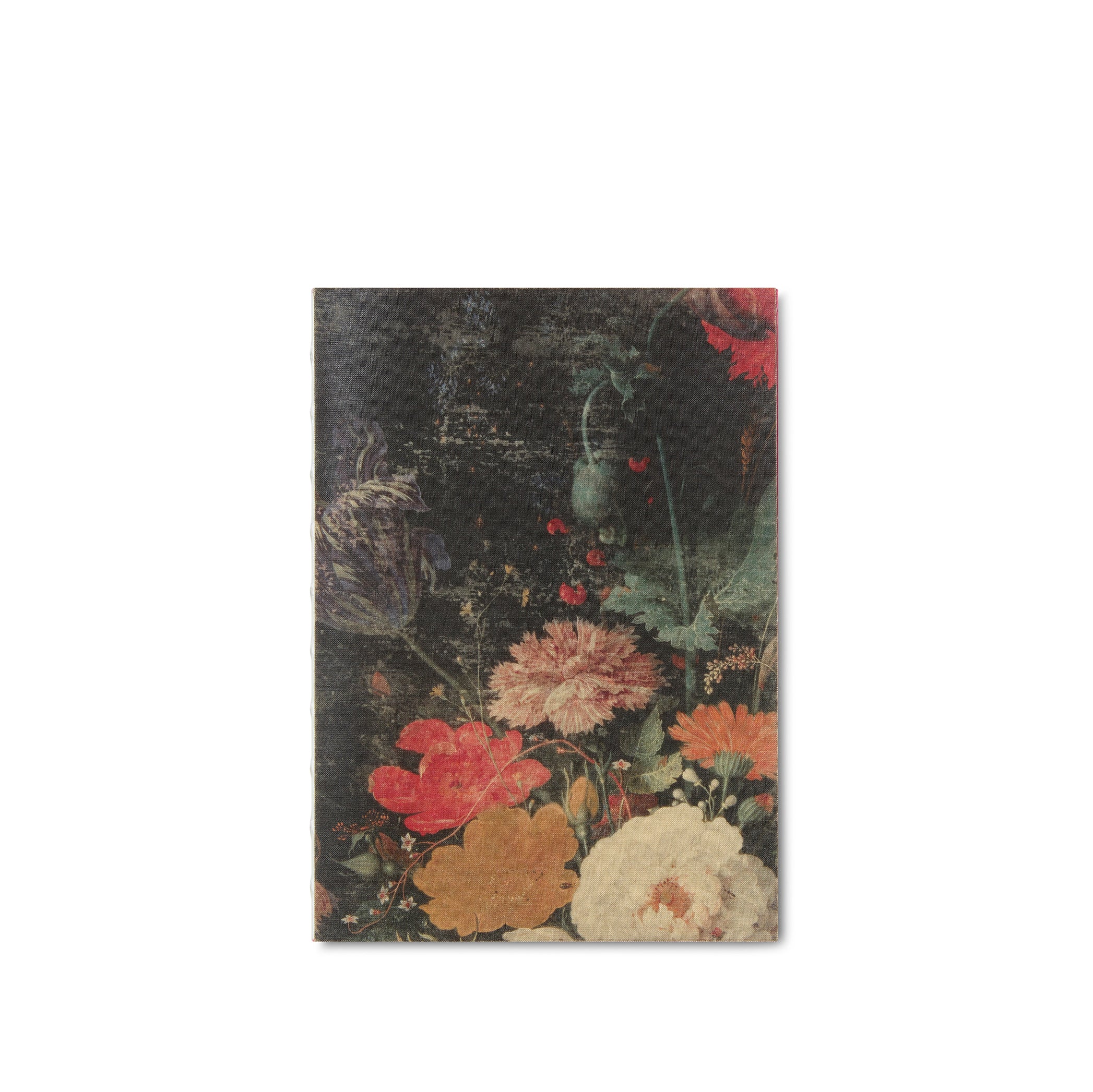 Canvas Notebook Coral Flowers, 15cm x 21cm