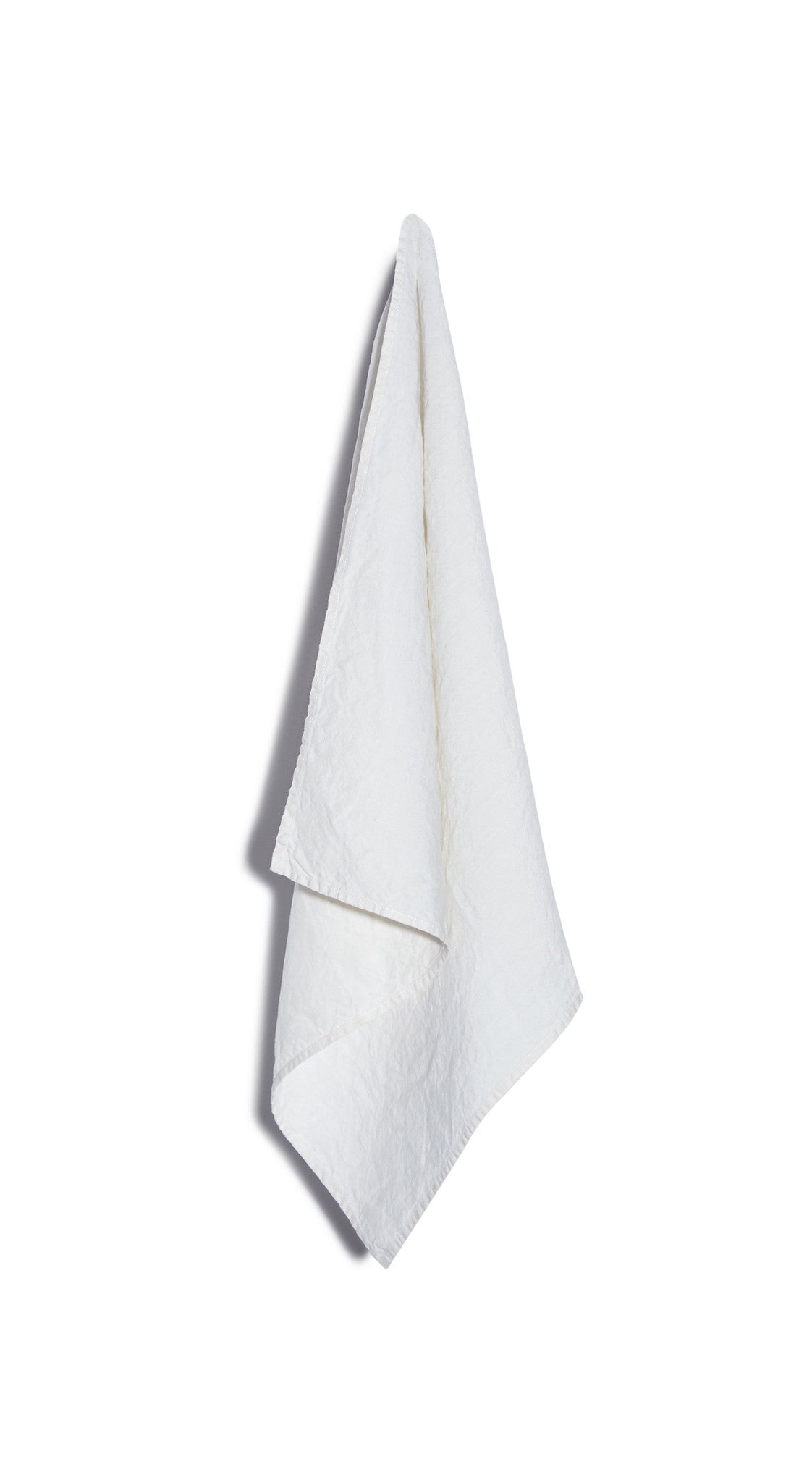 Plain Italian Linen Napkin in White, 50x50cm