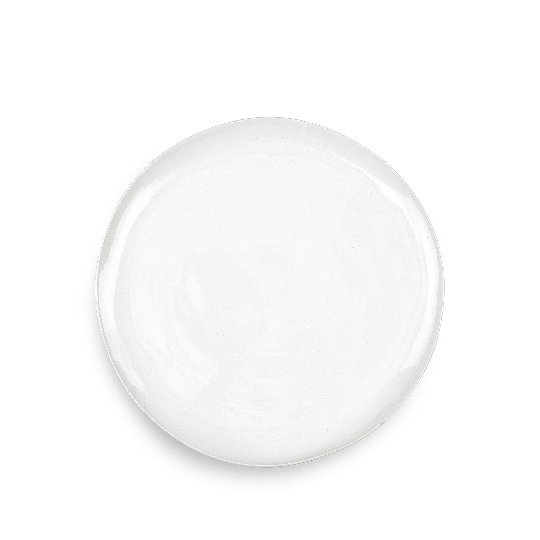 Summerill & Bishop Handmade 31cm Porcelain Dinner Plate with Plain Rim