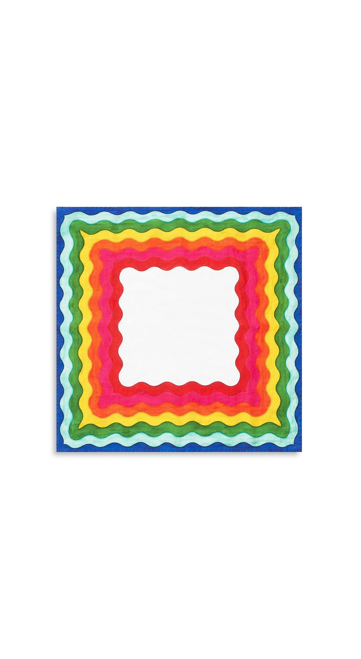 Summer Rainbow Linen Napkin in Multicolours, 50x50cm