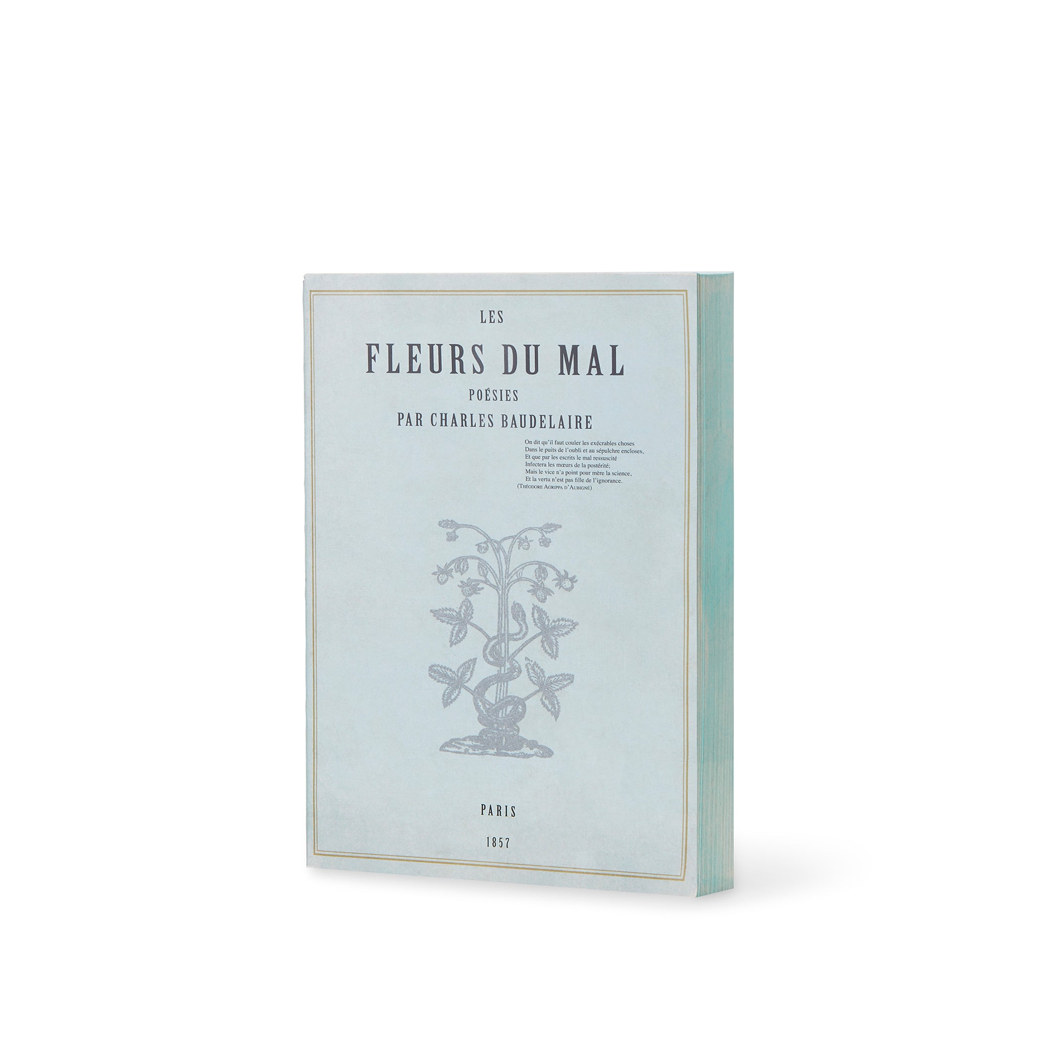 Fleurs Du Mal Notebook, 15cm x 21cm