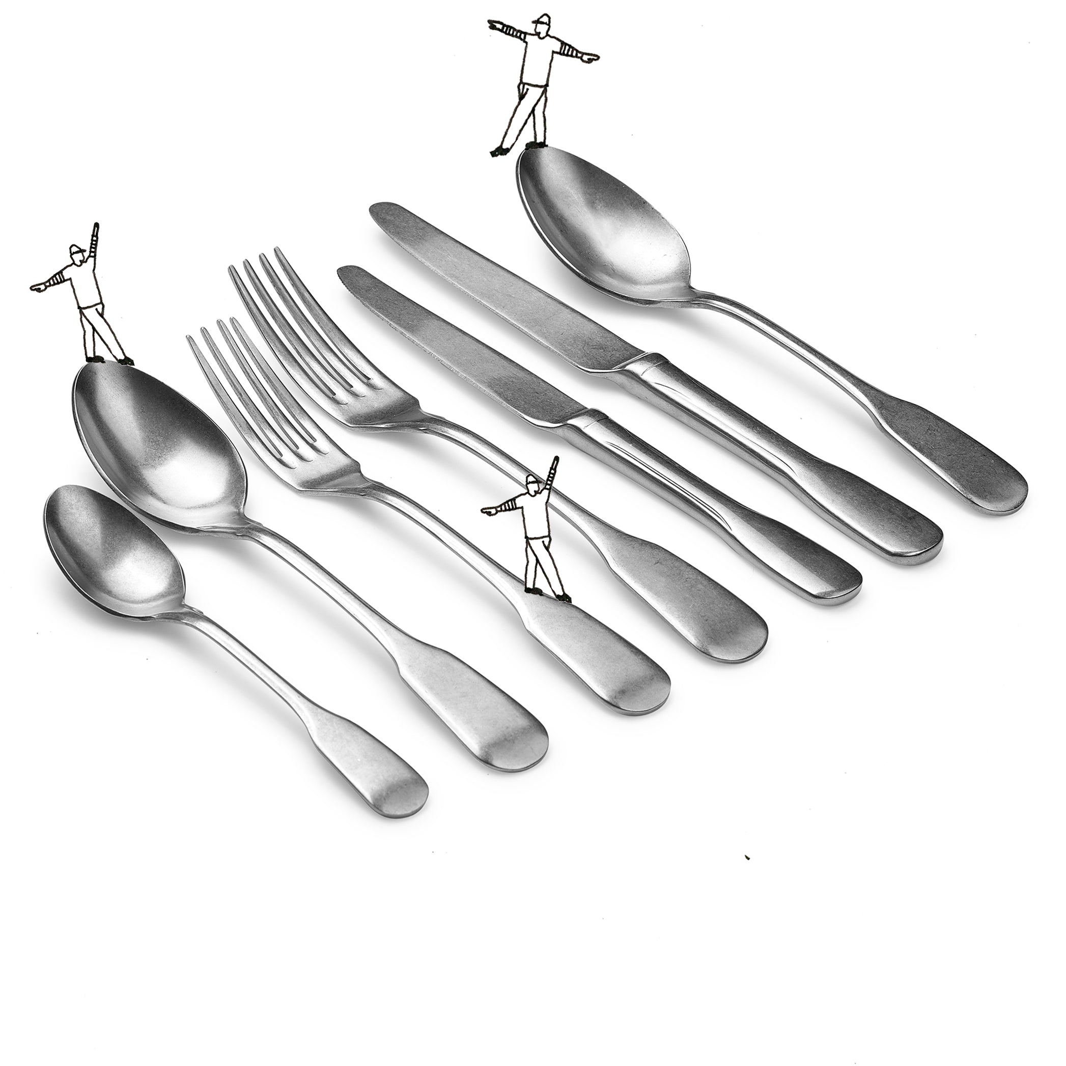 S&B 7 Piece Cutlery Set in Stainless Steel