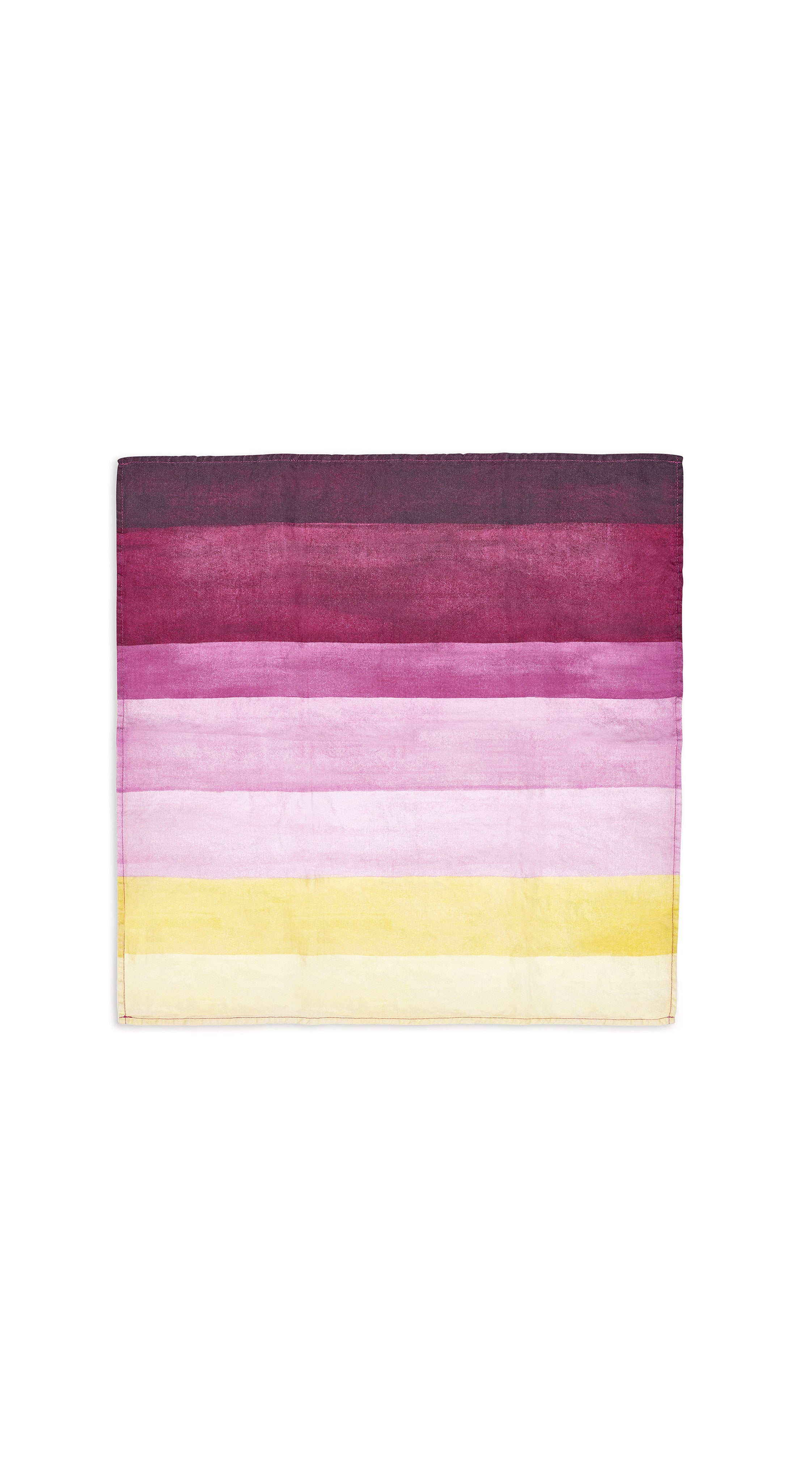 Shades Linen Napkin in Pink & Yellow, 50x50cm