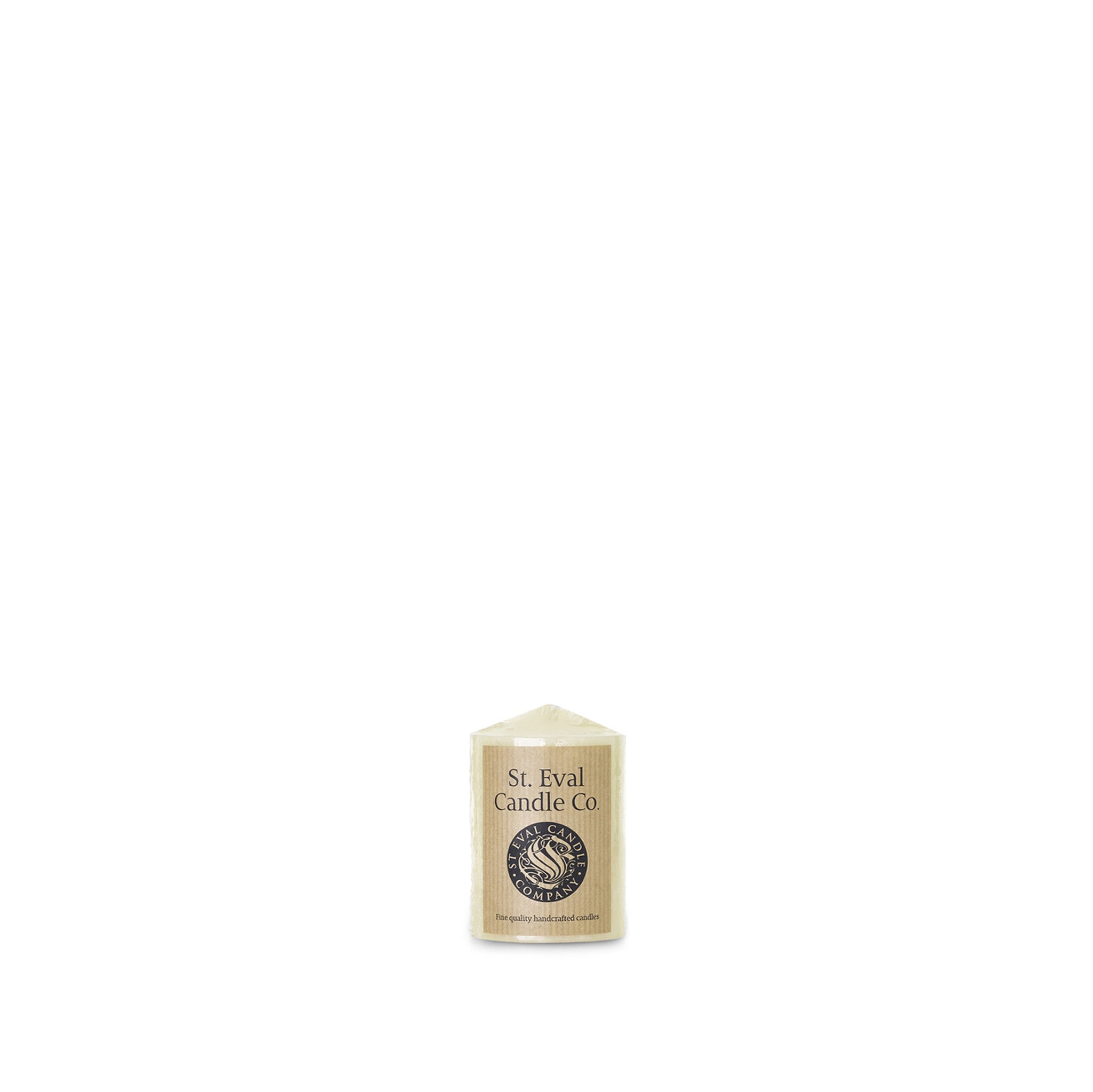Small Church Candle in Ivory