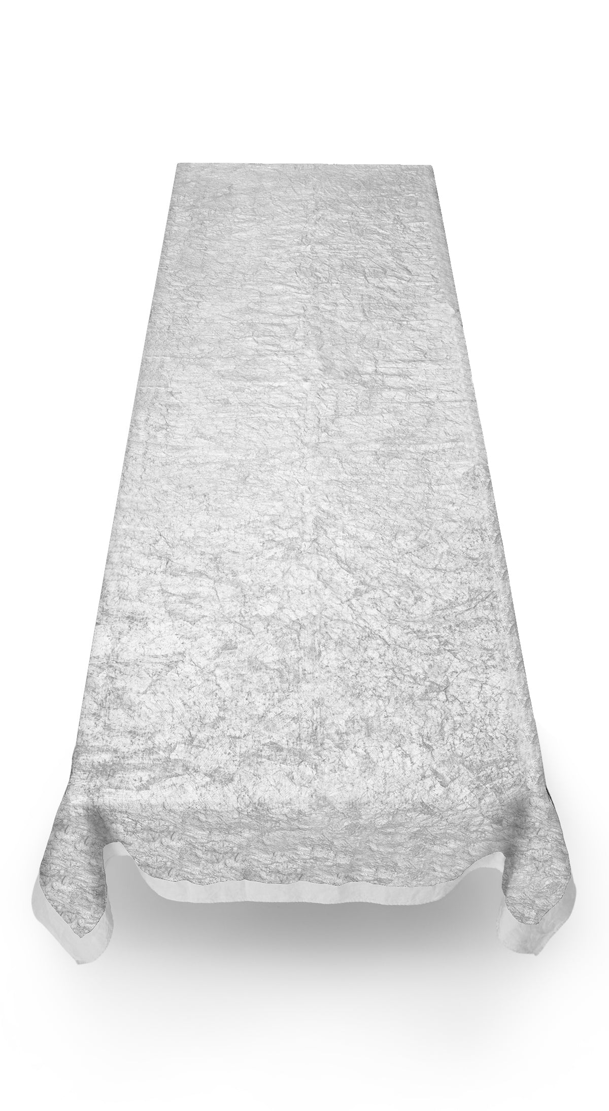 Full Field Linen Tablecloth in Silver