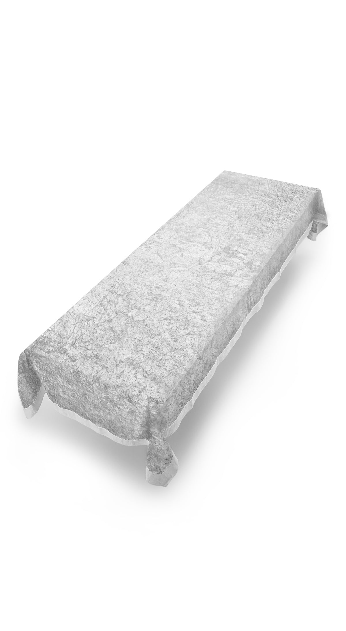 Full Field Linen Tablecloth in Silver