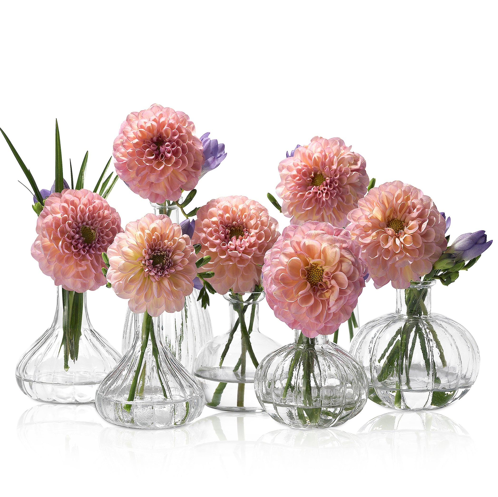 Glass Flower Vase - Louisa, 9cm x 9cm