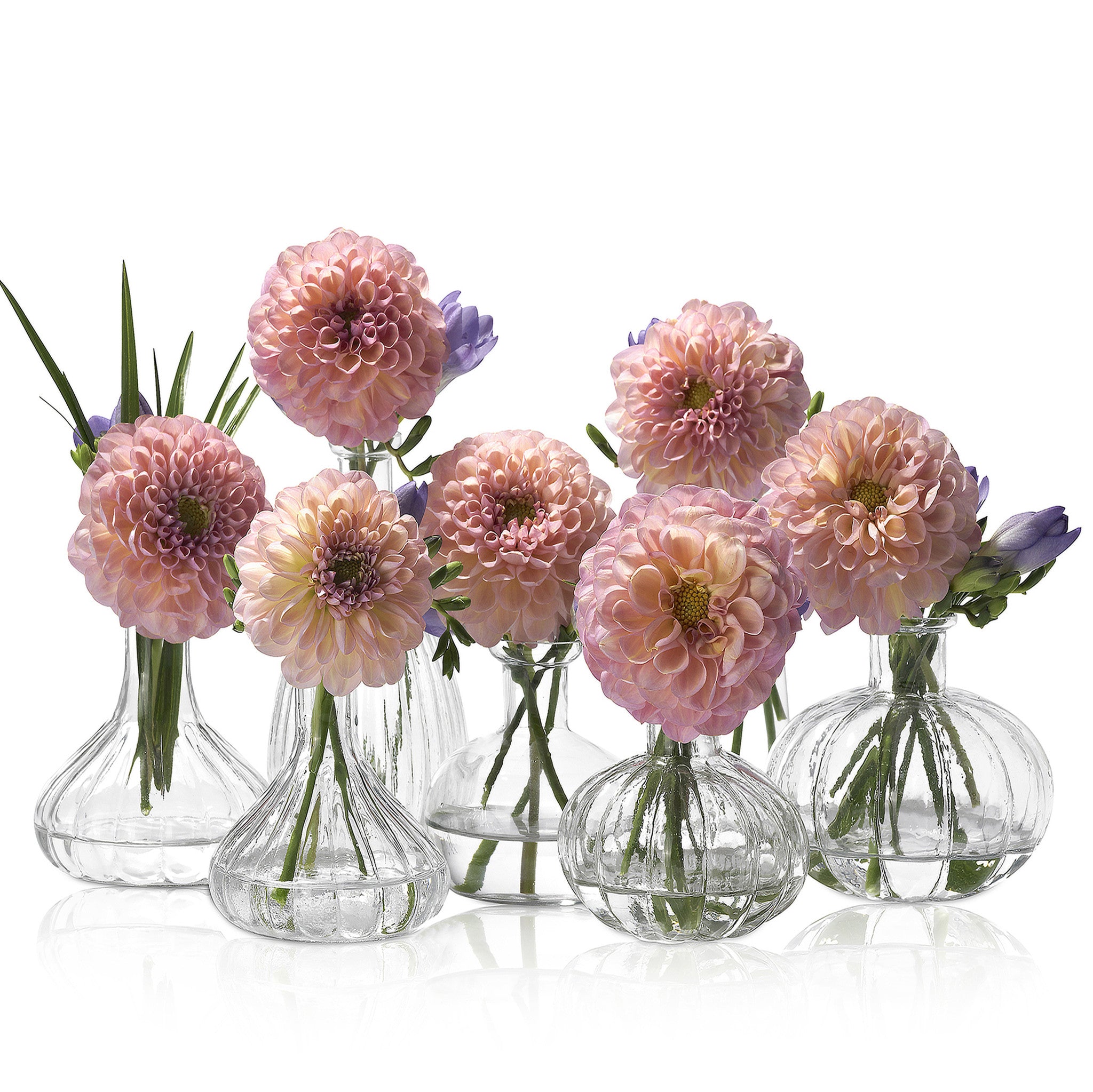Glass Flower Vase - Janis, 9cm x 9cm
