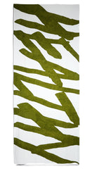 Healthy Word Linen Tablecloth in Avocado Green