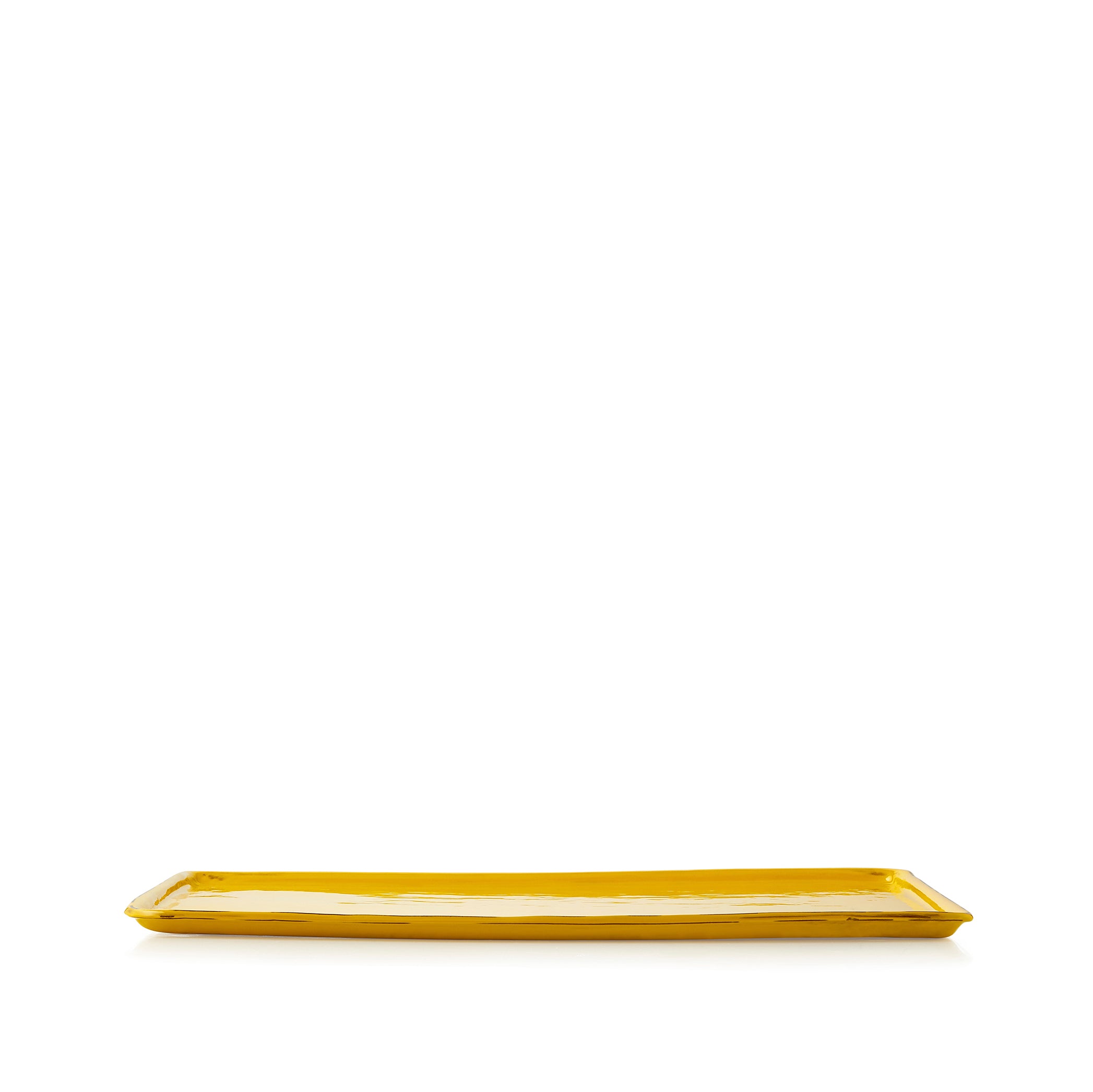 Ceramic Serving Tray in Yellow