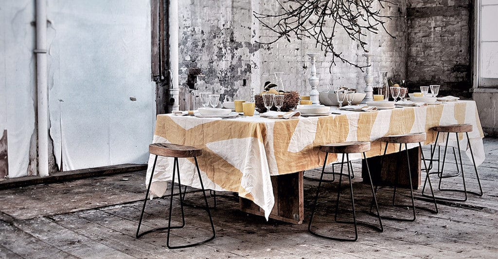 Summerill & Bishop Handmade 43cm Porcelain Extra Large Salad Bowl with Yellow Glaze