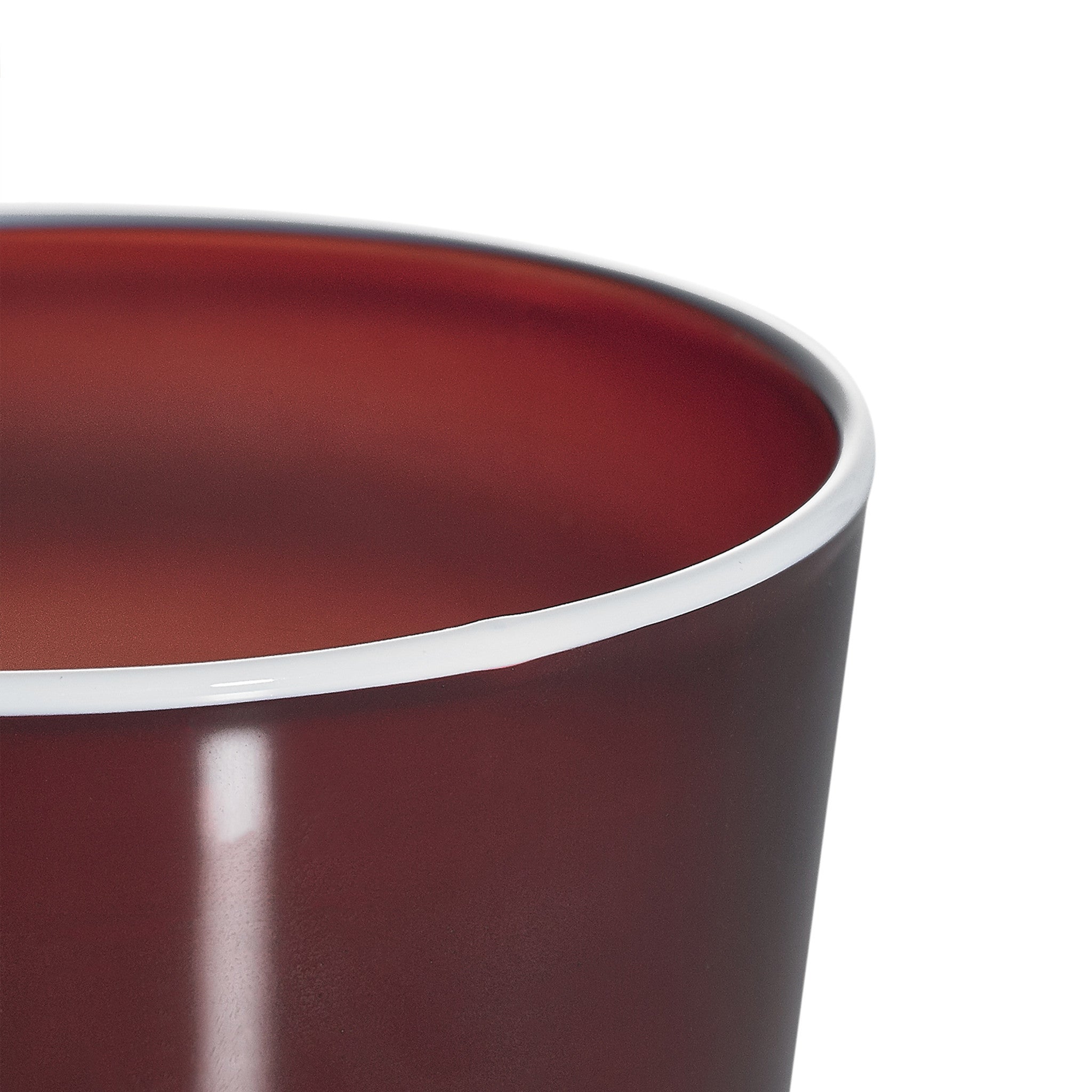 Handblown Bumba Glass in Claret Red, 30cl