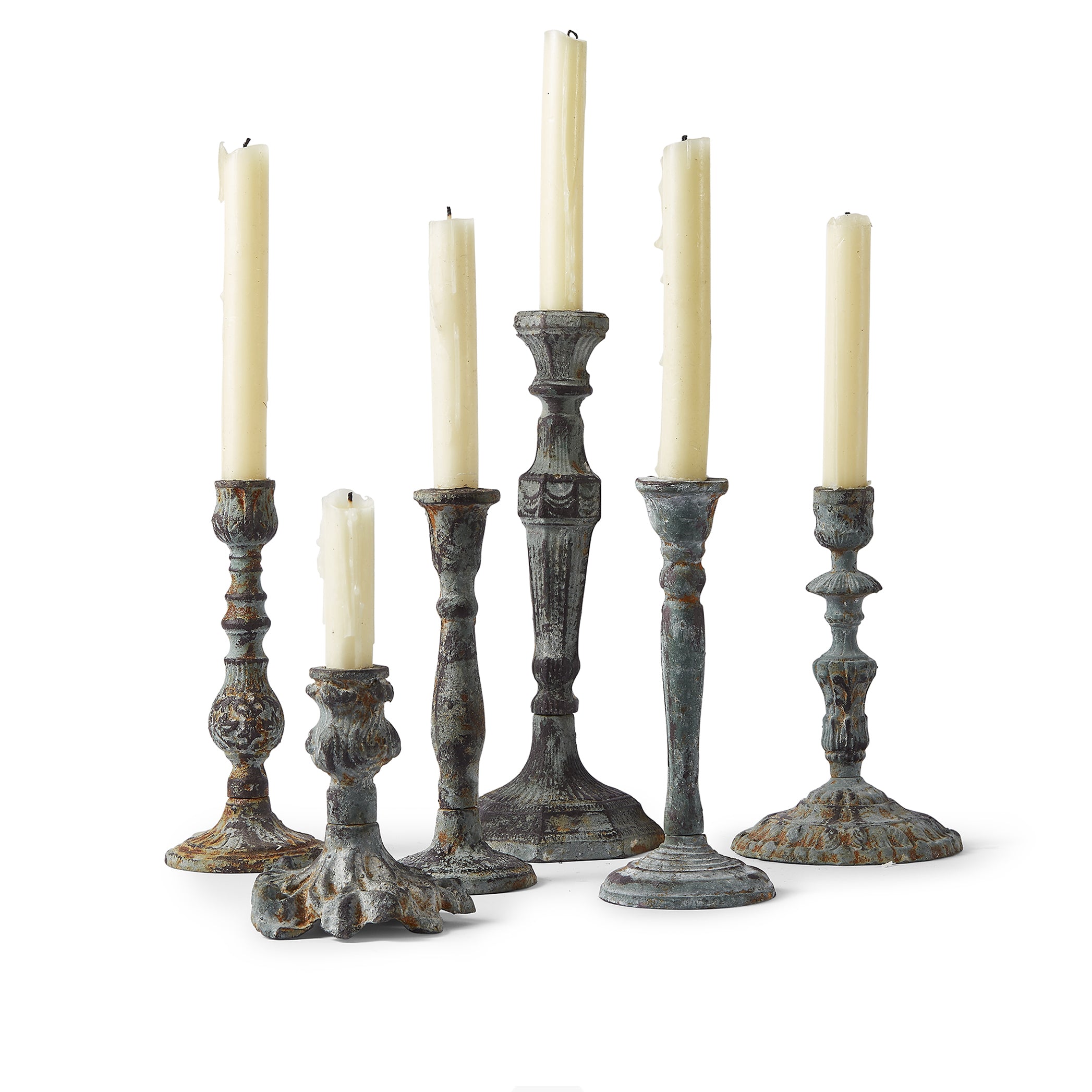 Cicely Iron Candlestick, 20cm