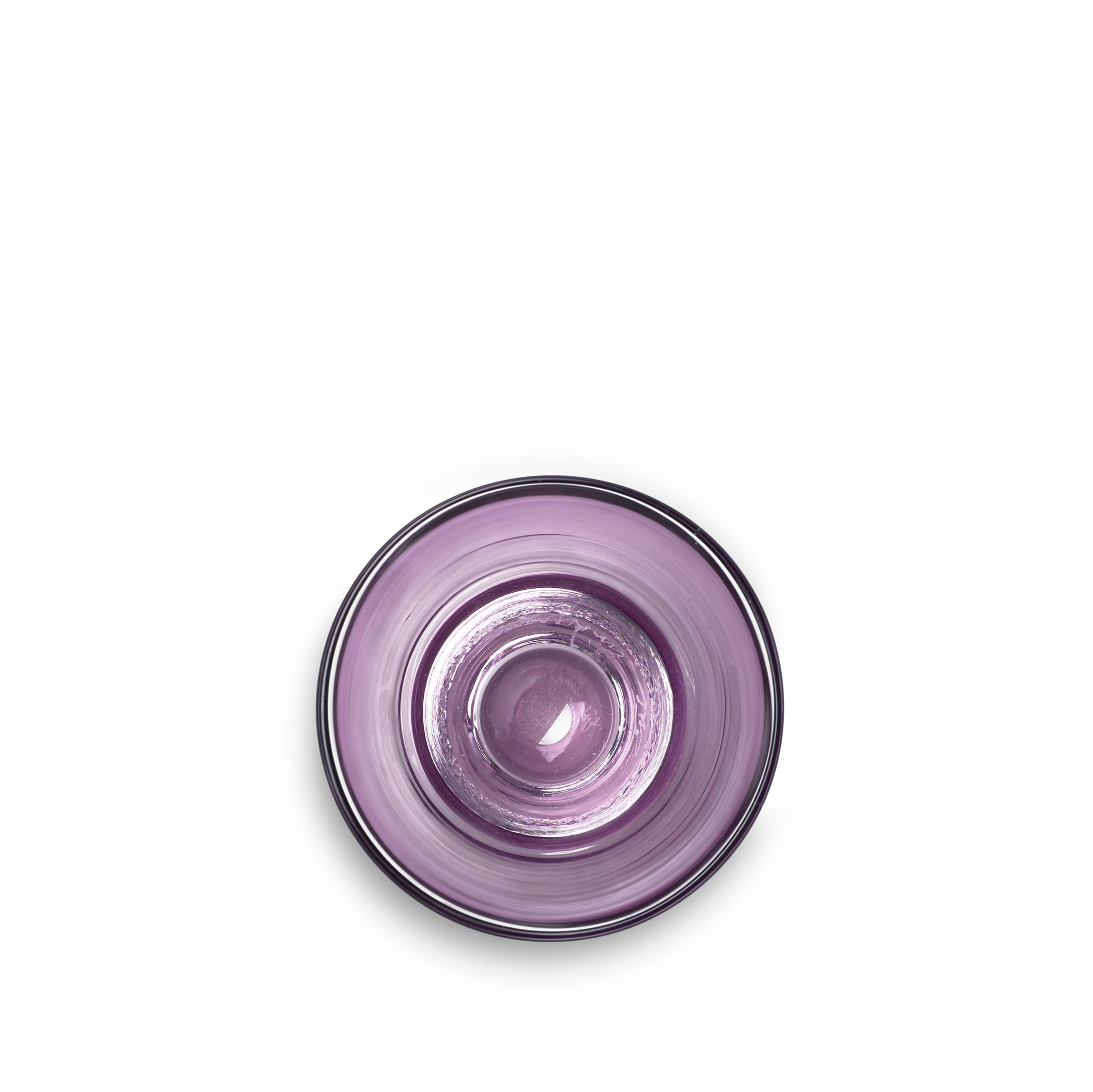 Handblown Clair Glass in Grape Purple, 20cl