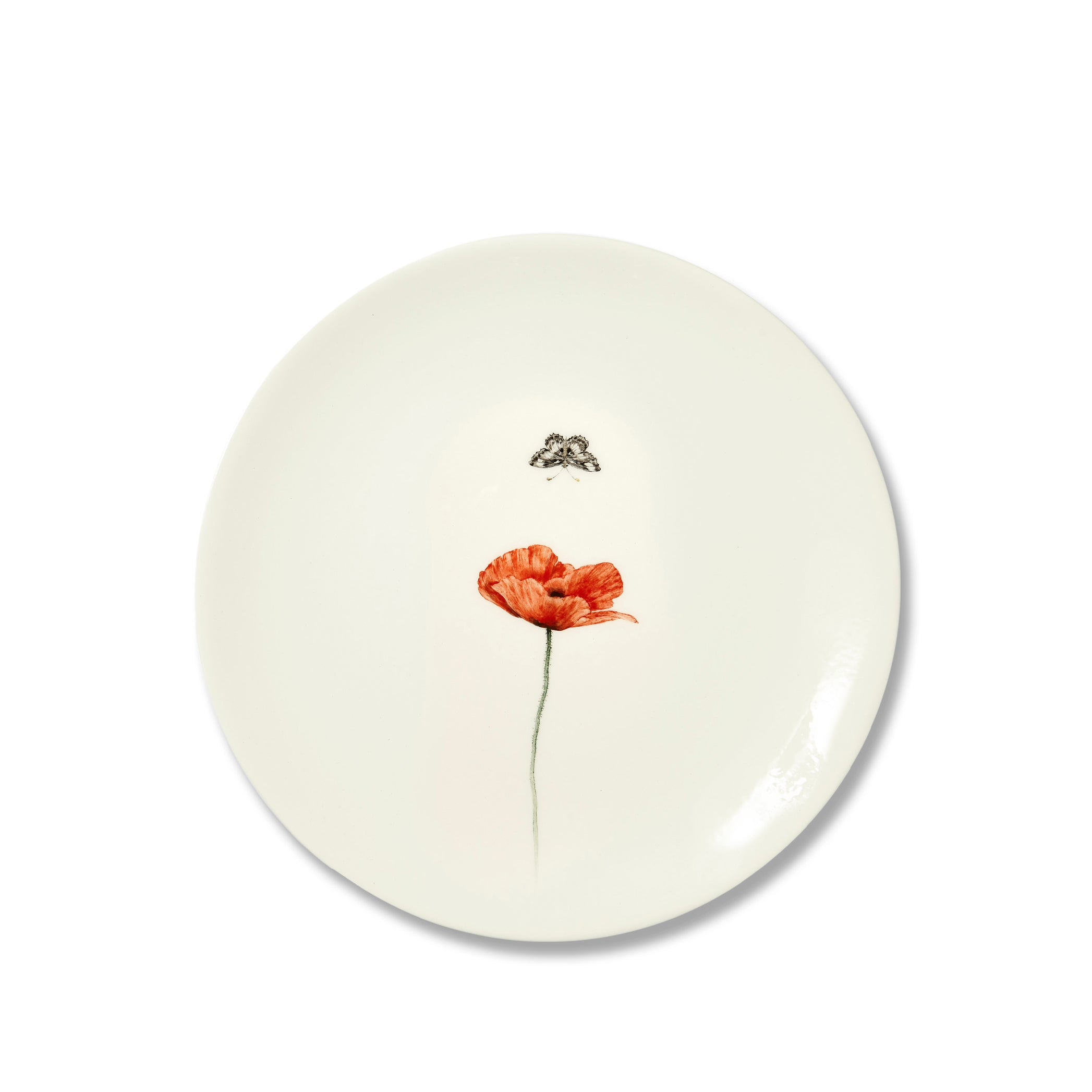 Bloom Poppy Dinner Plate, 25cm