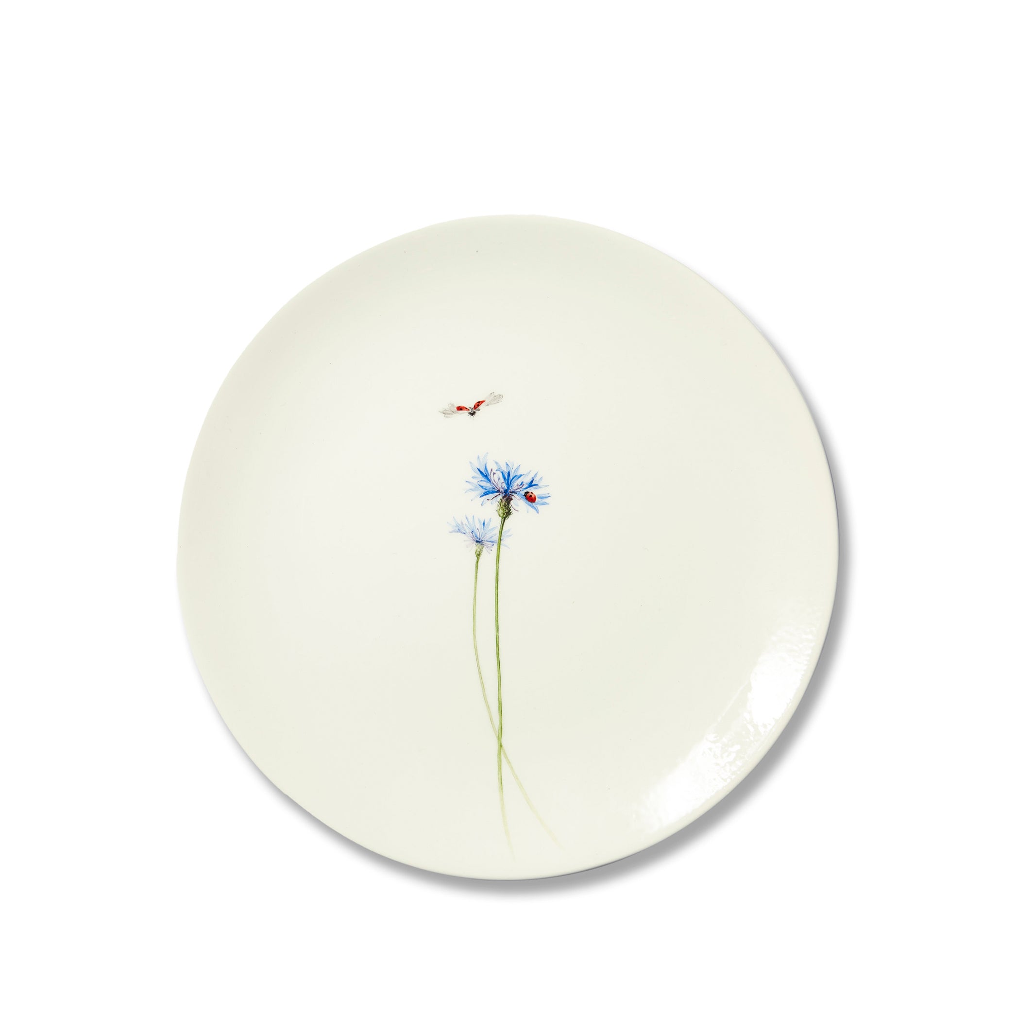Bloom Centaurea Cyanus Dinner Plate, 25cm