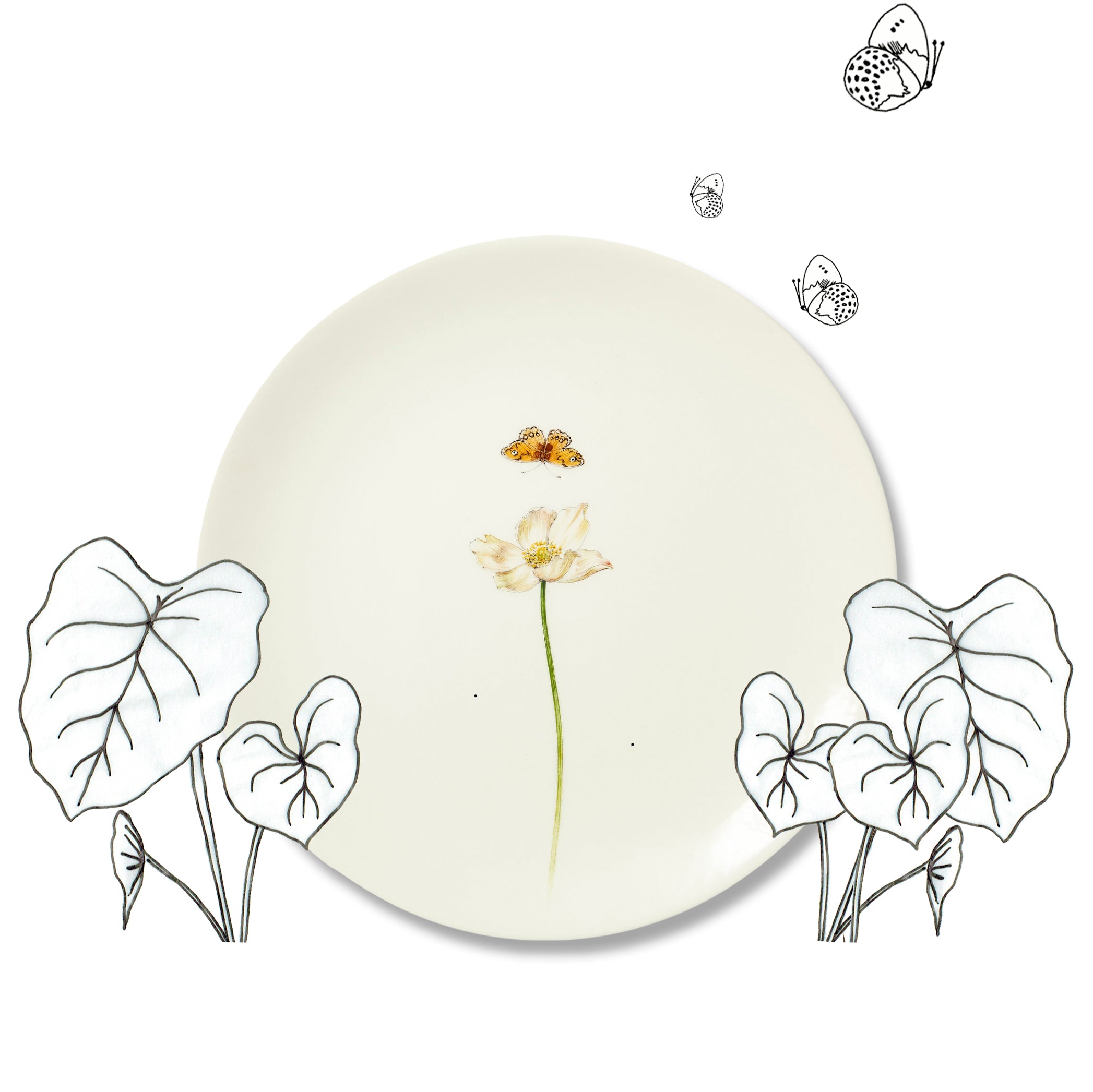 Bloom Anemone Hupehensis Dinner Plate, 25cm