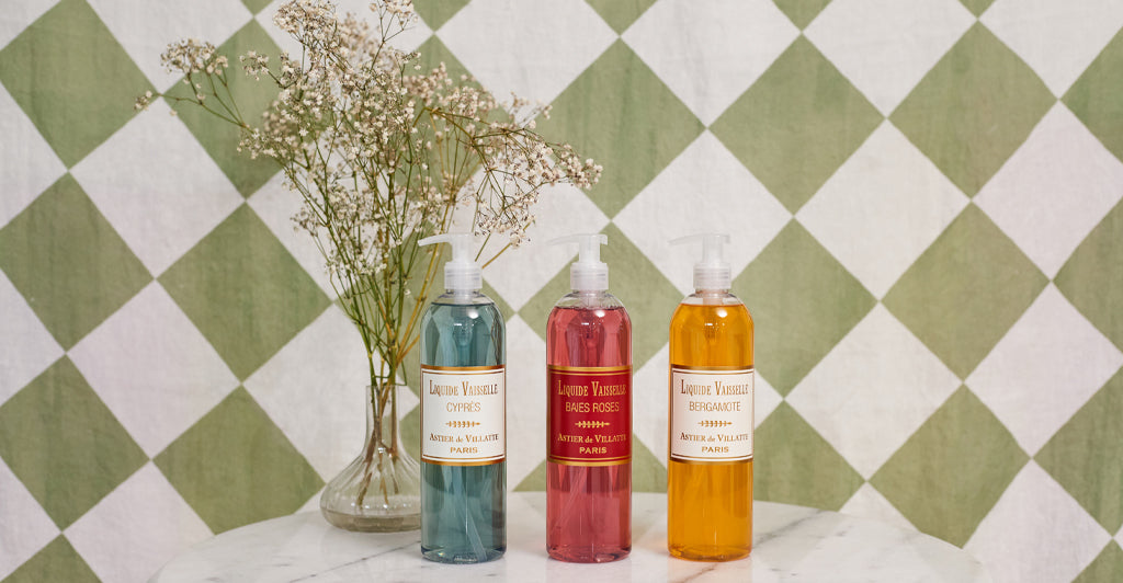 Baies Roses Dishwashing Liquid by Astier de Villatte, 500ml