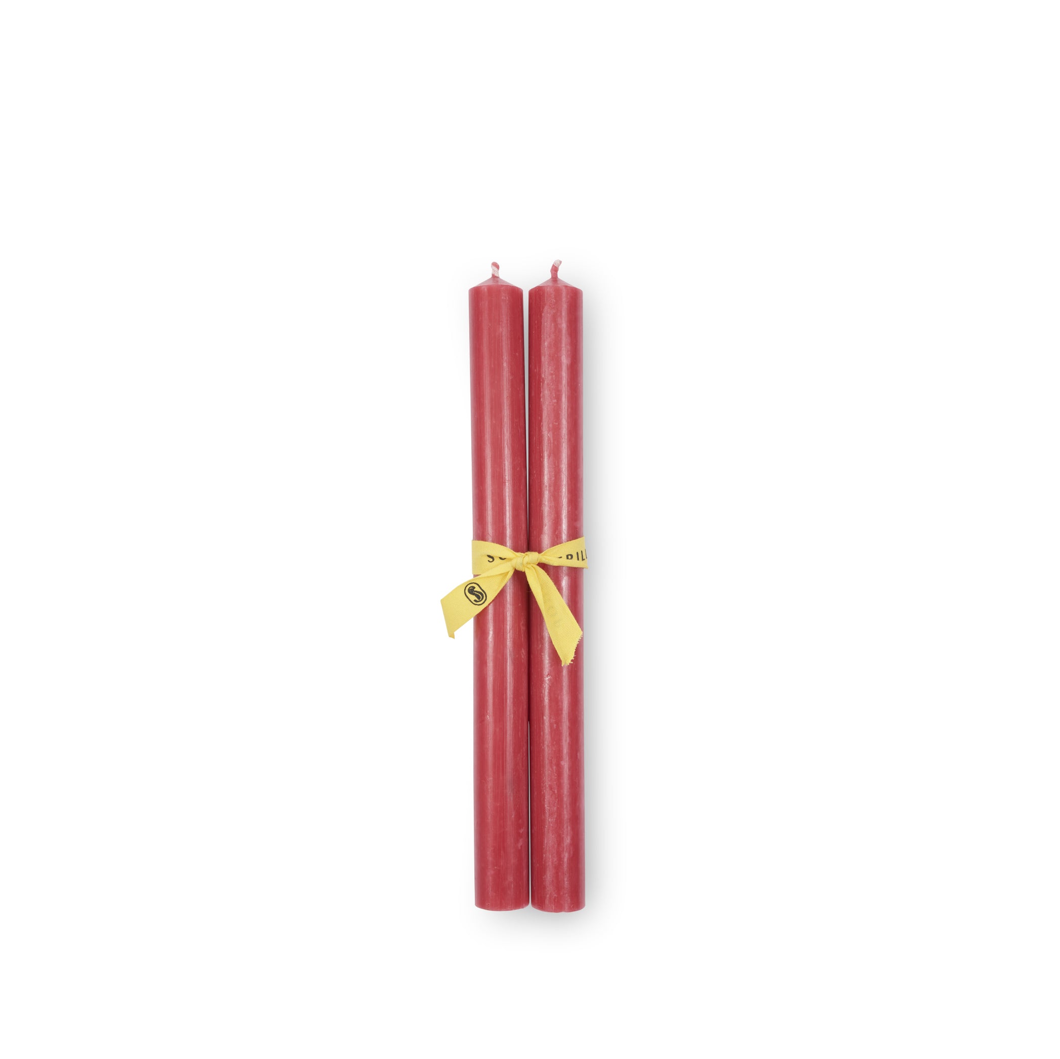 Pair of Coloured Church Candles in Fuchsia Pink