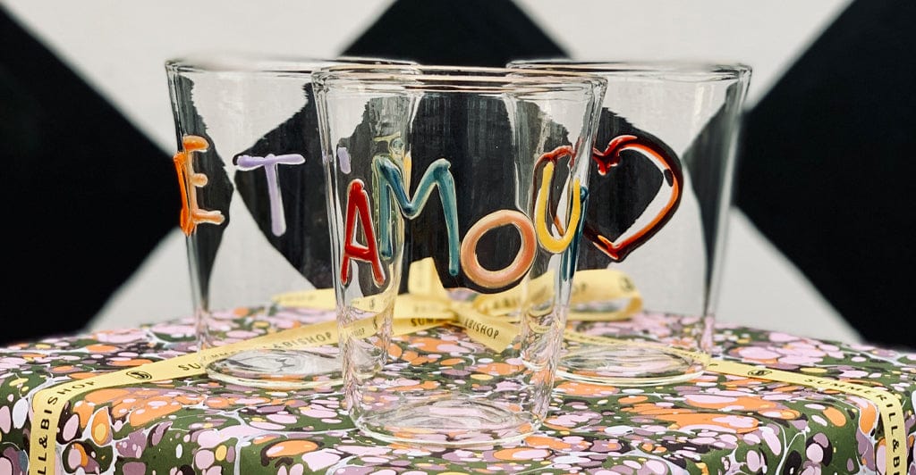 Handblown Glass Crane Carafe, 24.5cm