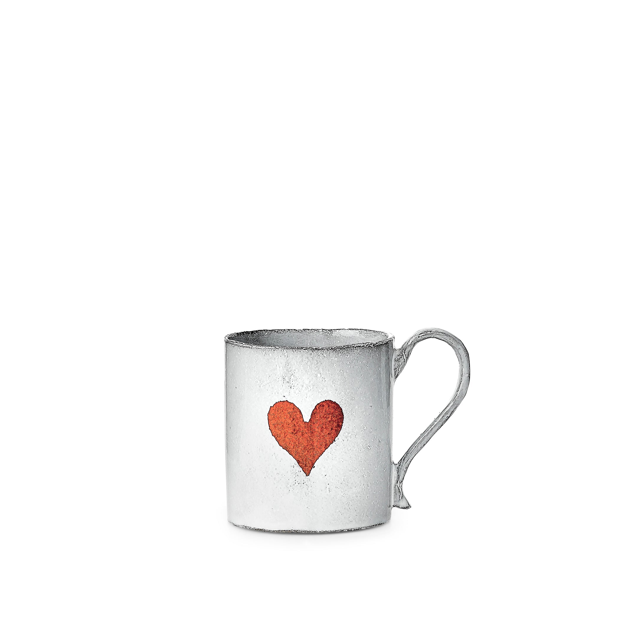 Heart Mug by Astier de Villatte, 10cm