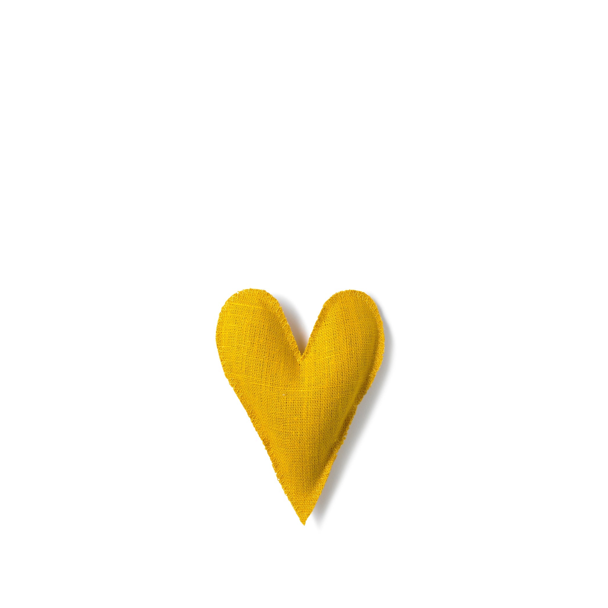 Lavender Heart in Yellow