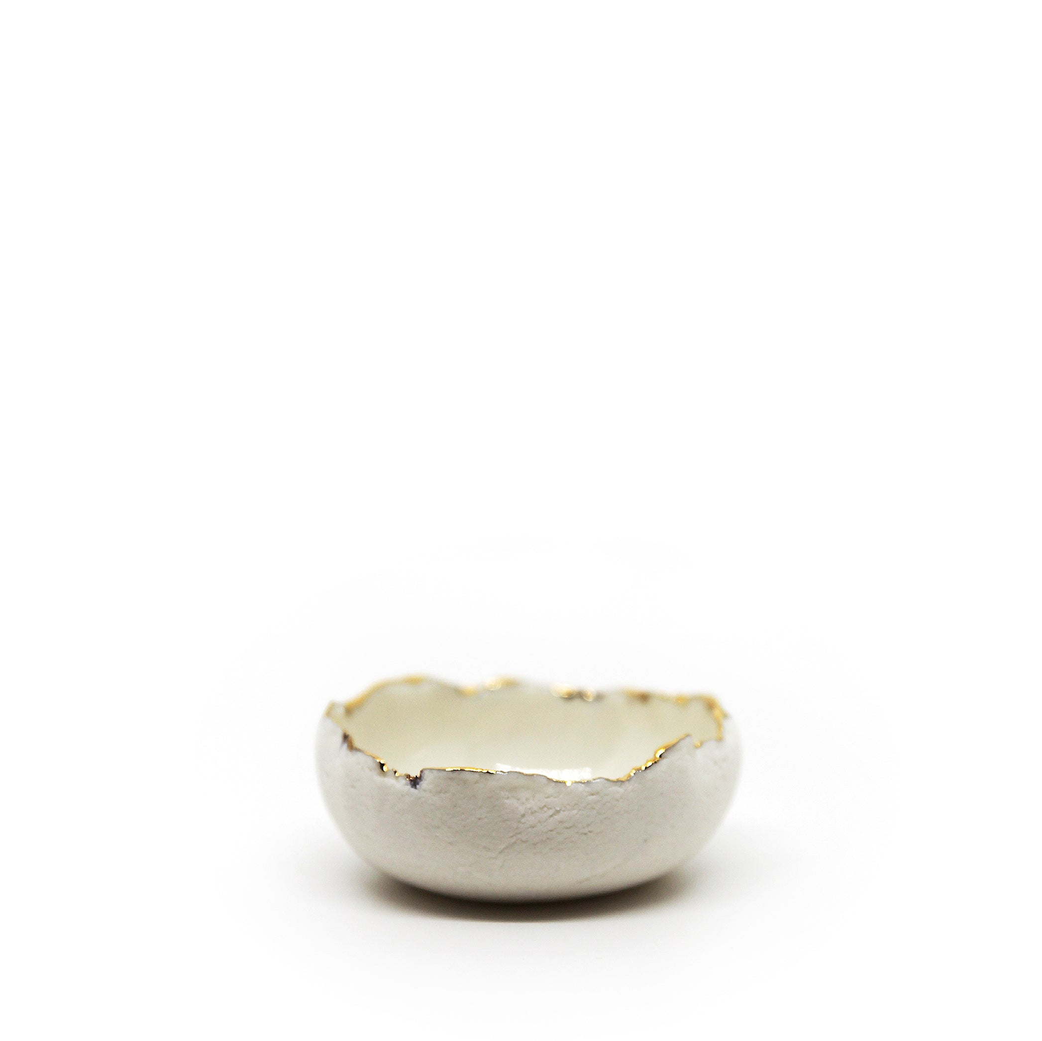 HB Jagged Bowl with Gold Alphabet, 7cm